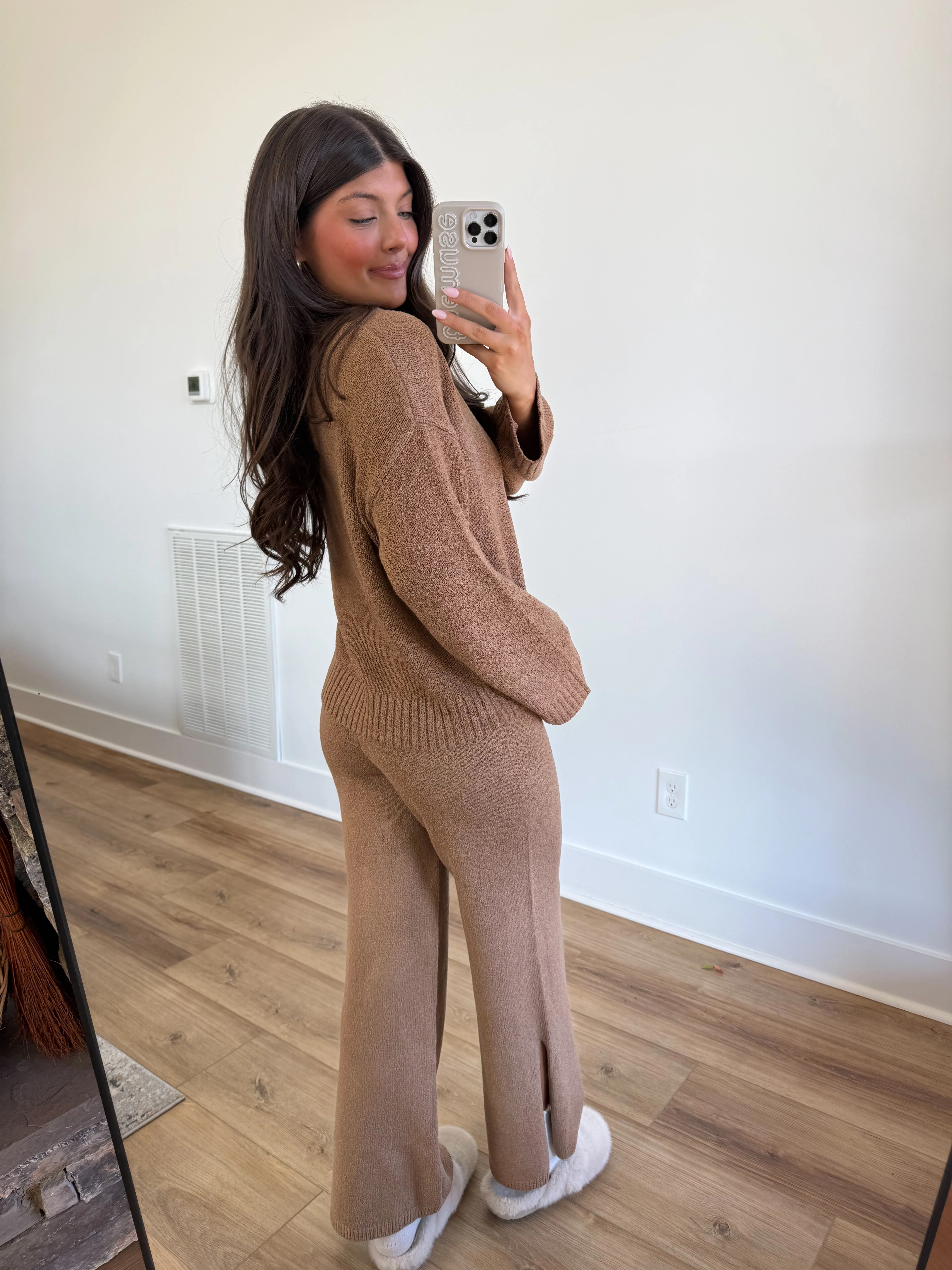 Caramel Tie Cardigan Set (3 piece) - Image 5