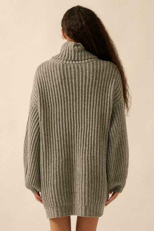 Charlie Knit Dress (Grey) - Image 9