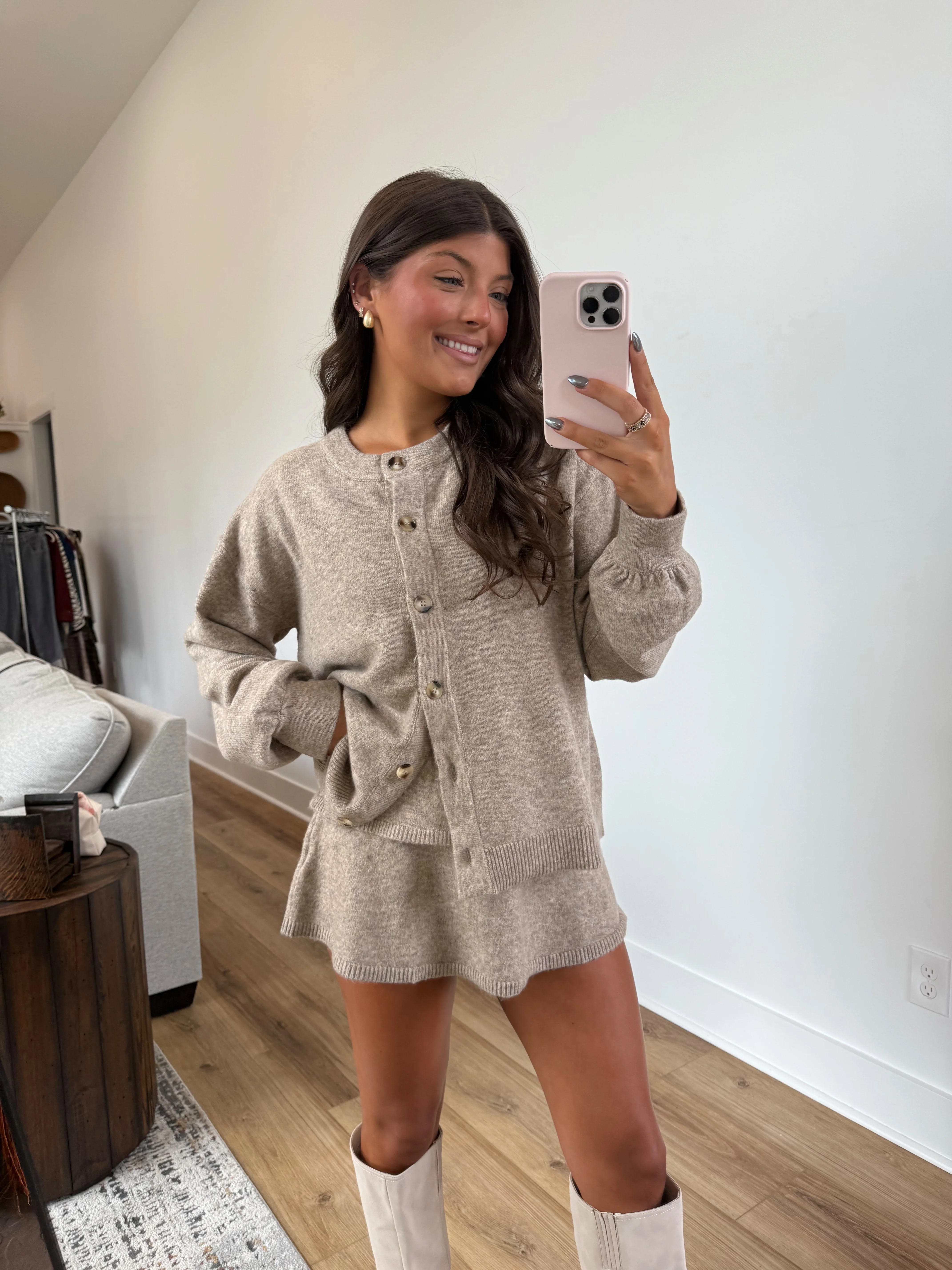 Charlotte Sweater Set (Beige) - Image 2