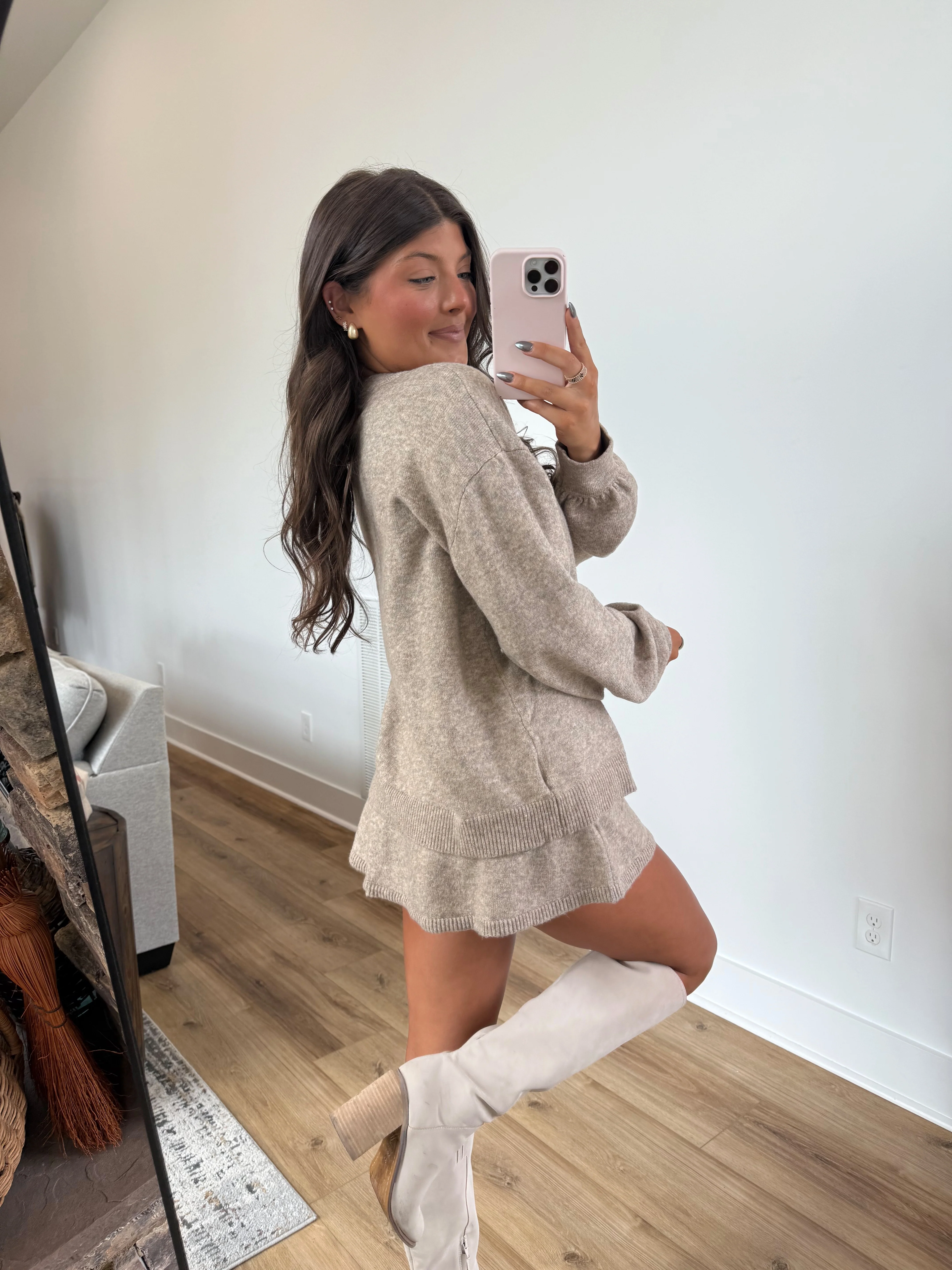 Charlotte Sweater Set (Beige) - Image 3