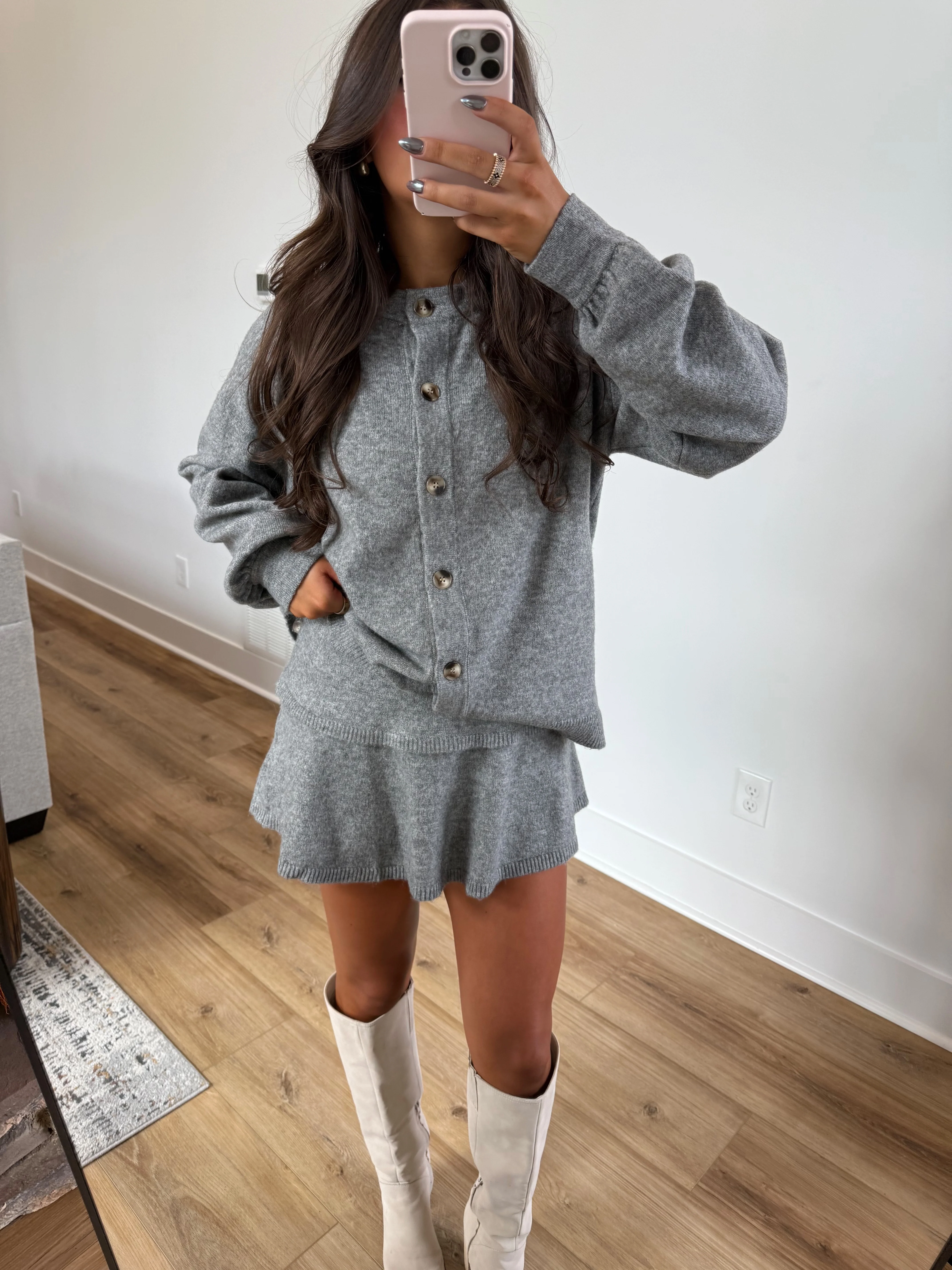 Charlotte Sweater Set (Grey) - Image 7