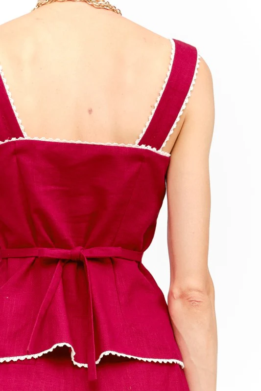 Cherry Cream Linen Set - Image 6