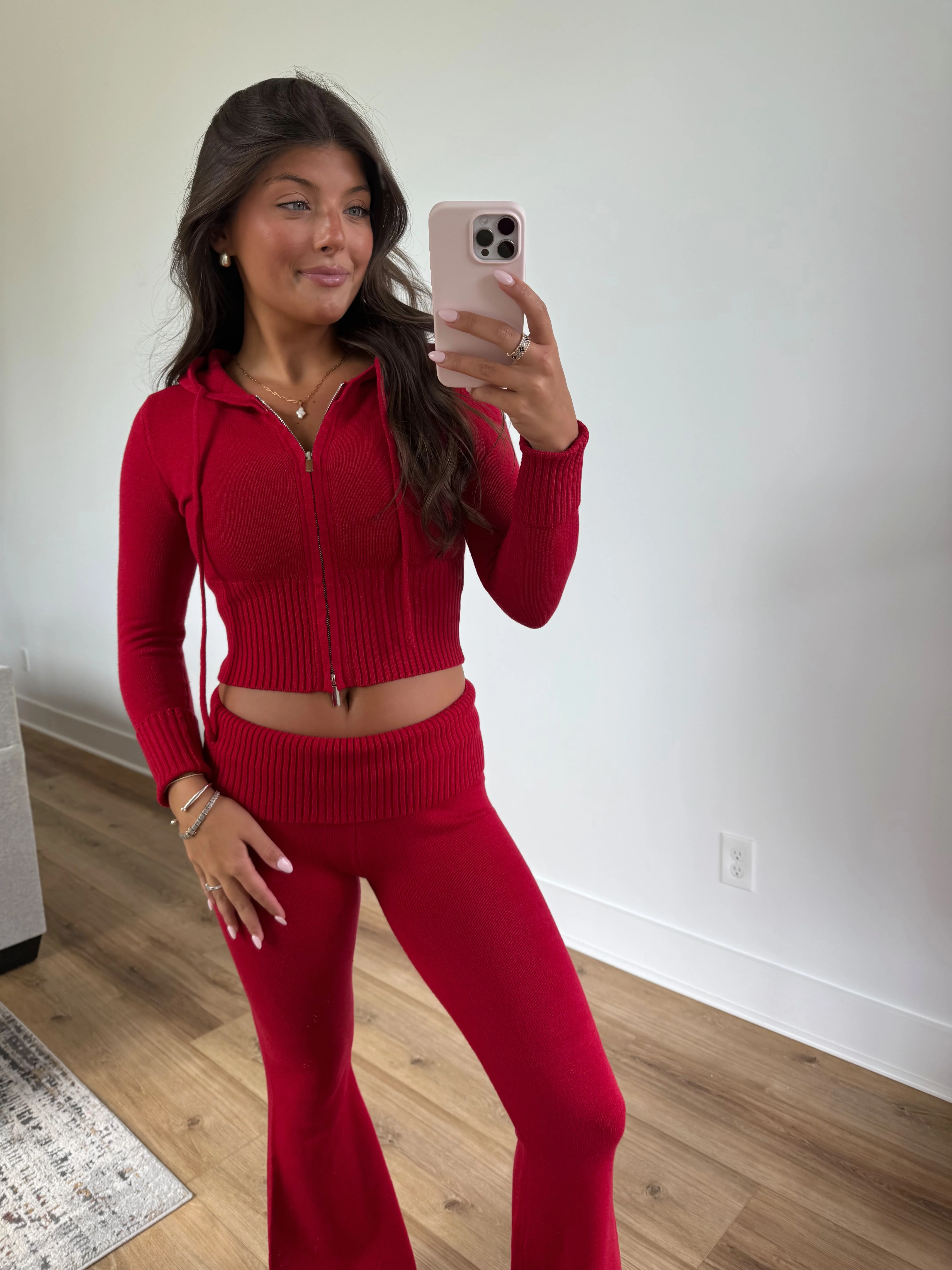 Cherry Knit Foldover Set - Image 2