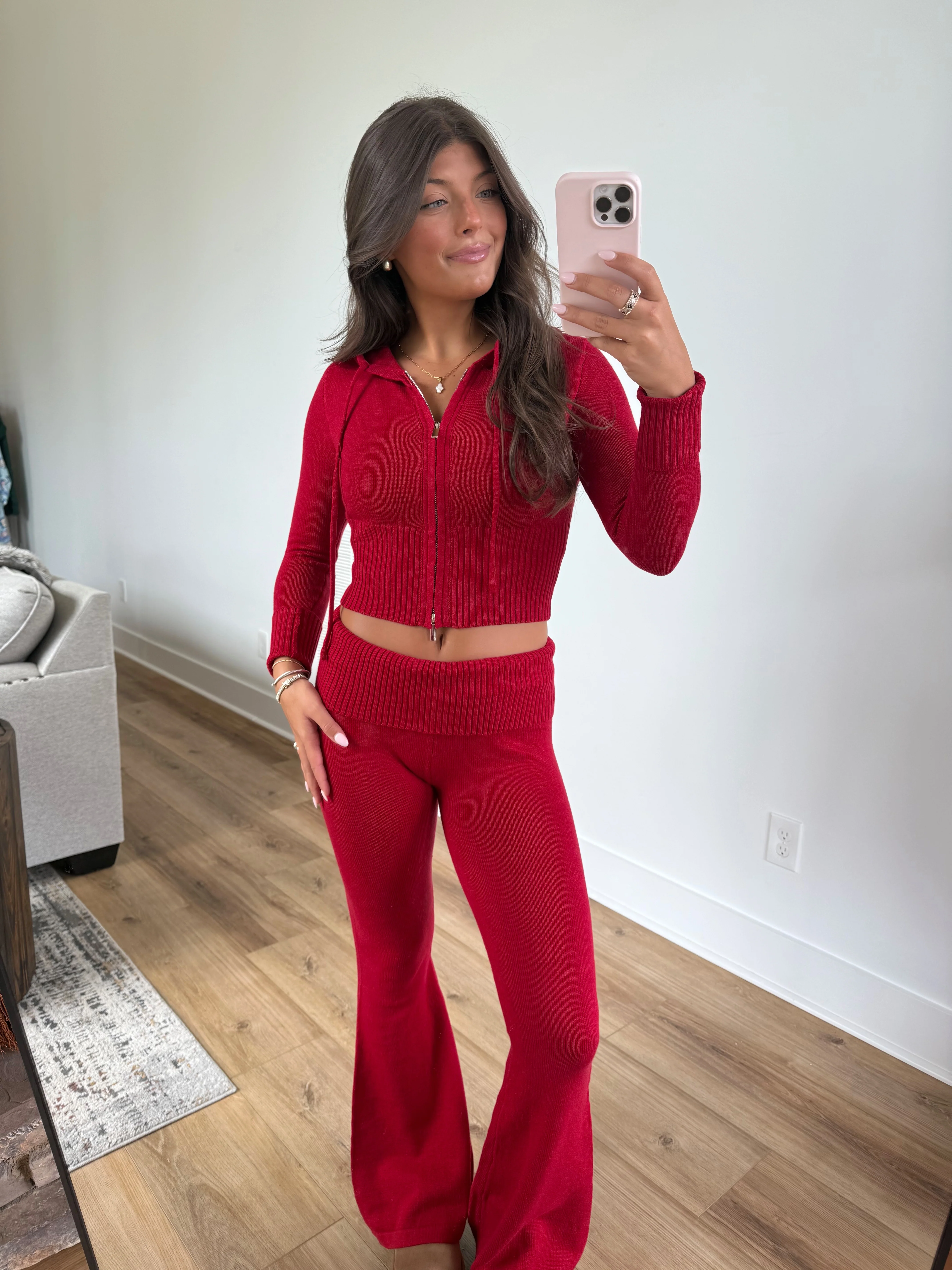 Cherry Knit Foldover Set - Image 7