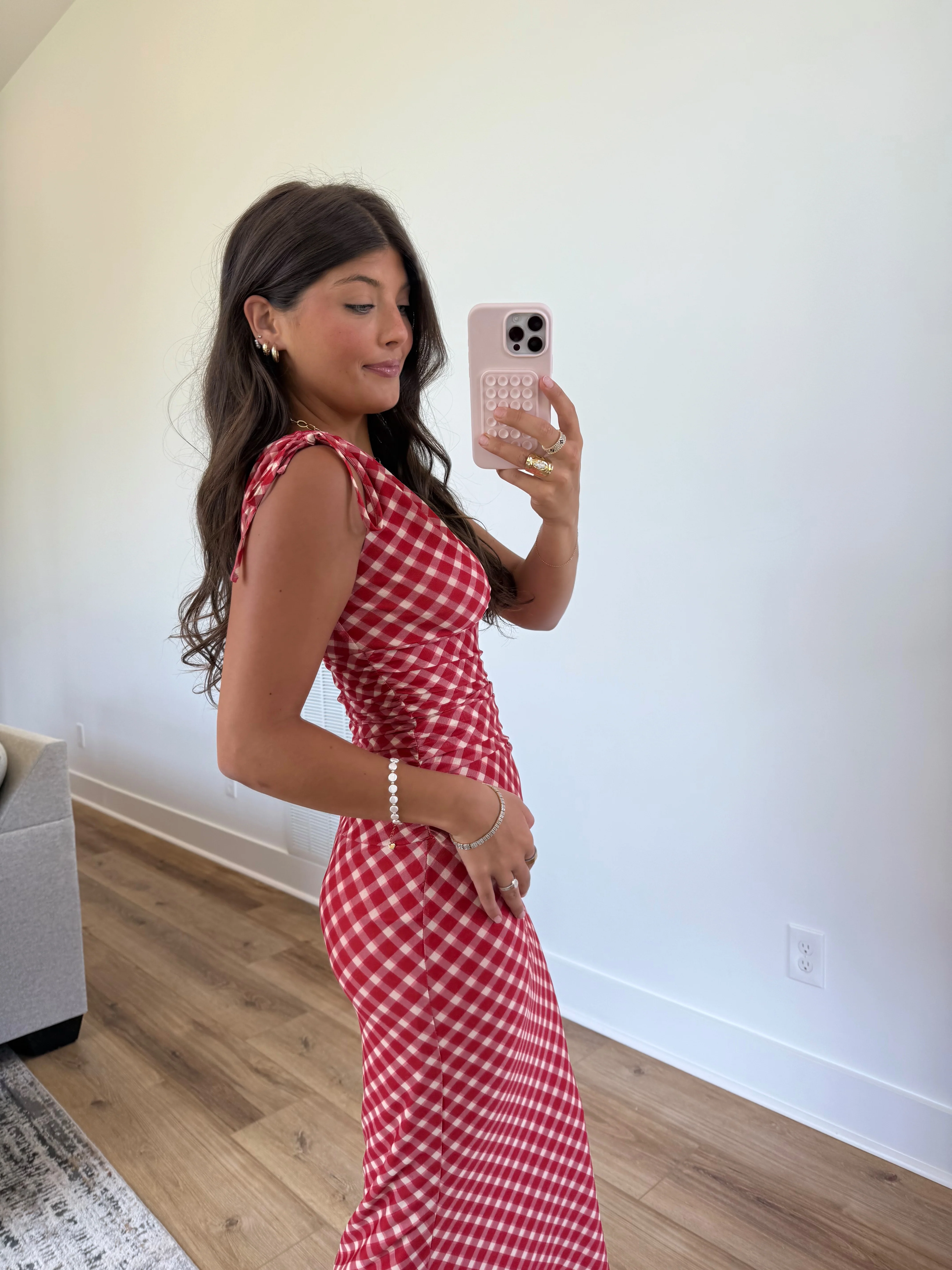 Cherrywood Gingham Midi Dress - Image 3