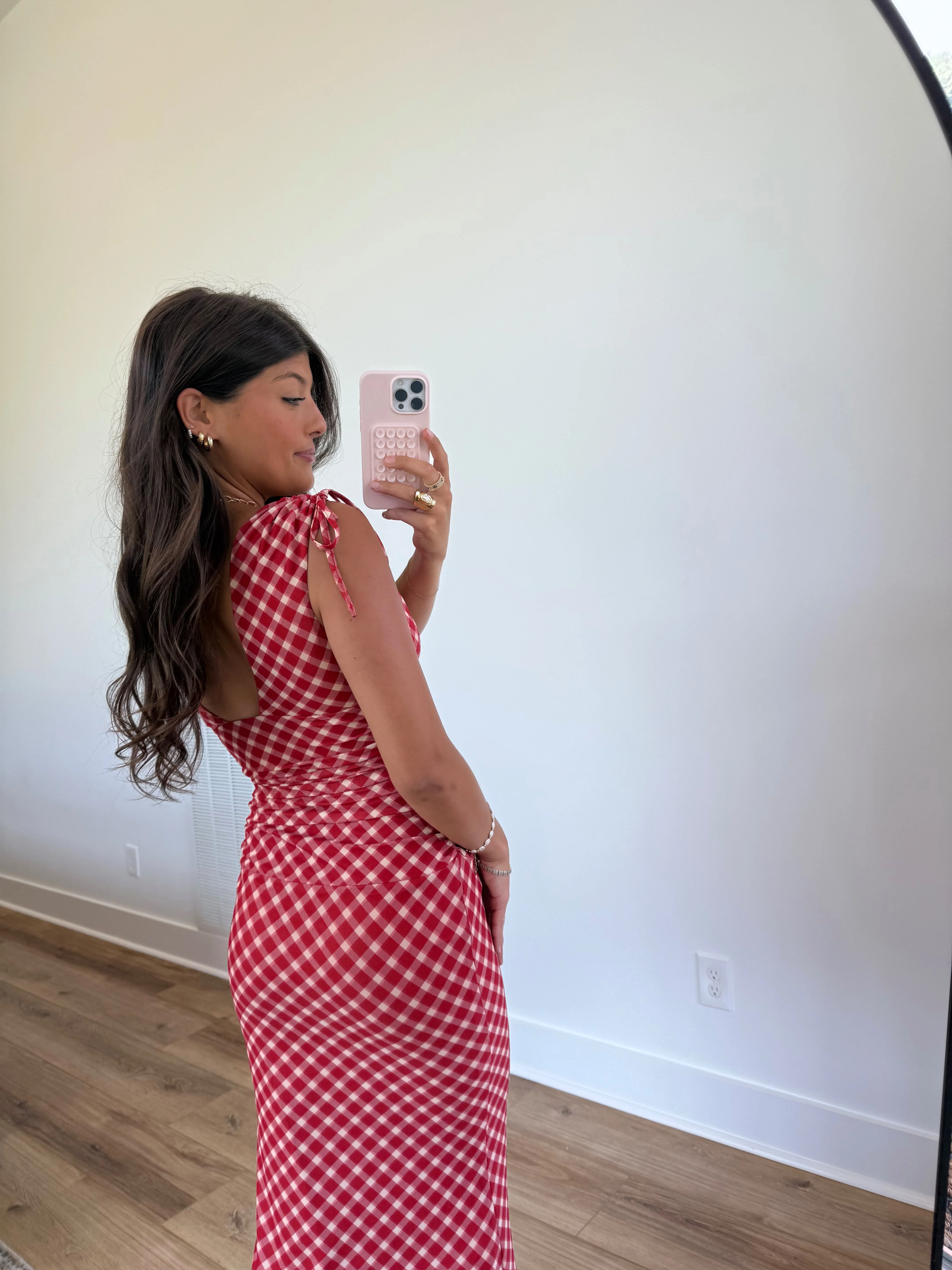 Cherrywood Gingham Midi Dress - Image 4