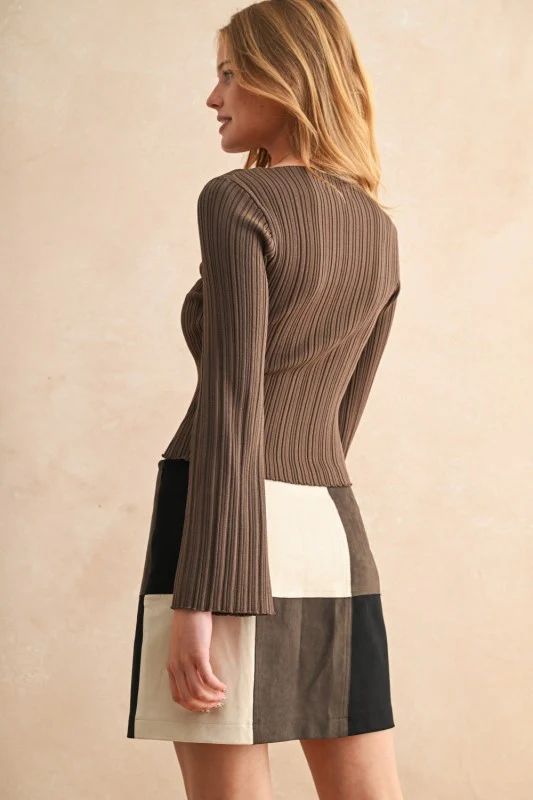Chestnut Ribbed Top - Image 7