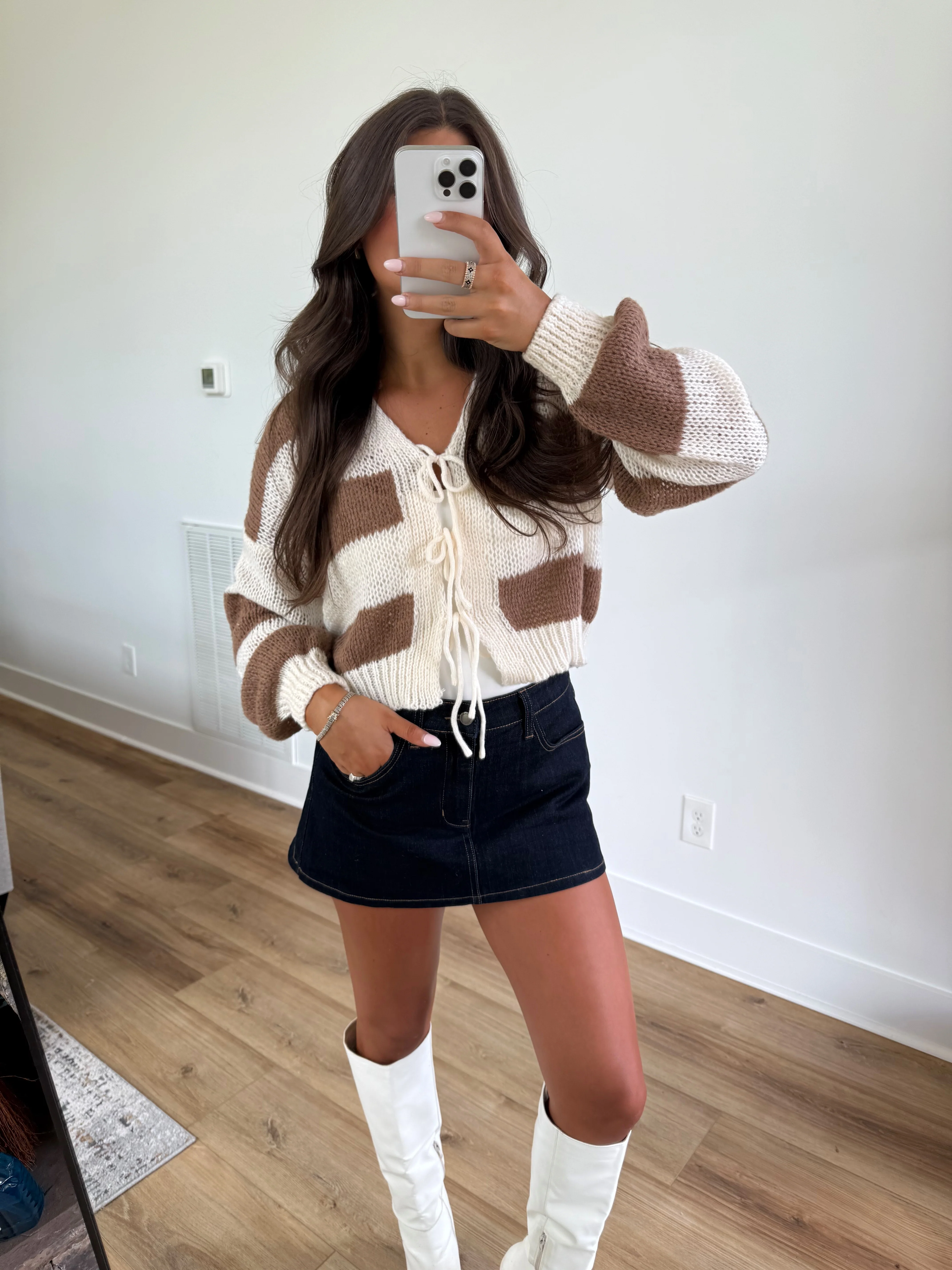 Cinnamon Sugar Chunky Stripe Knit - Image 3