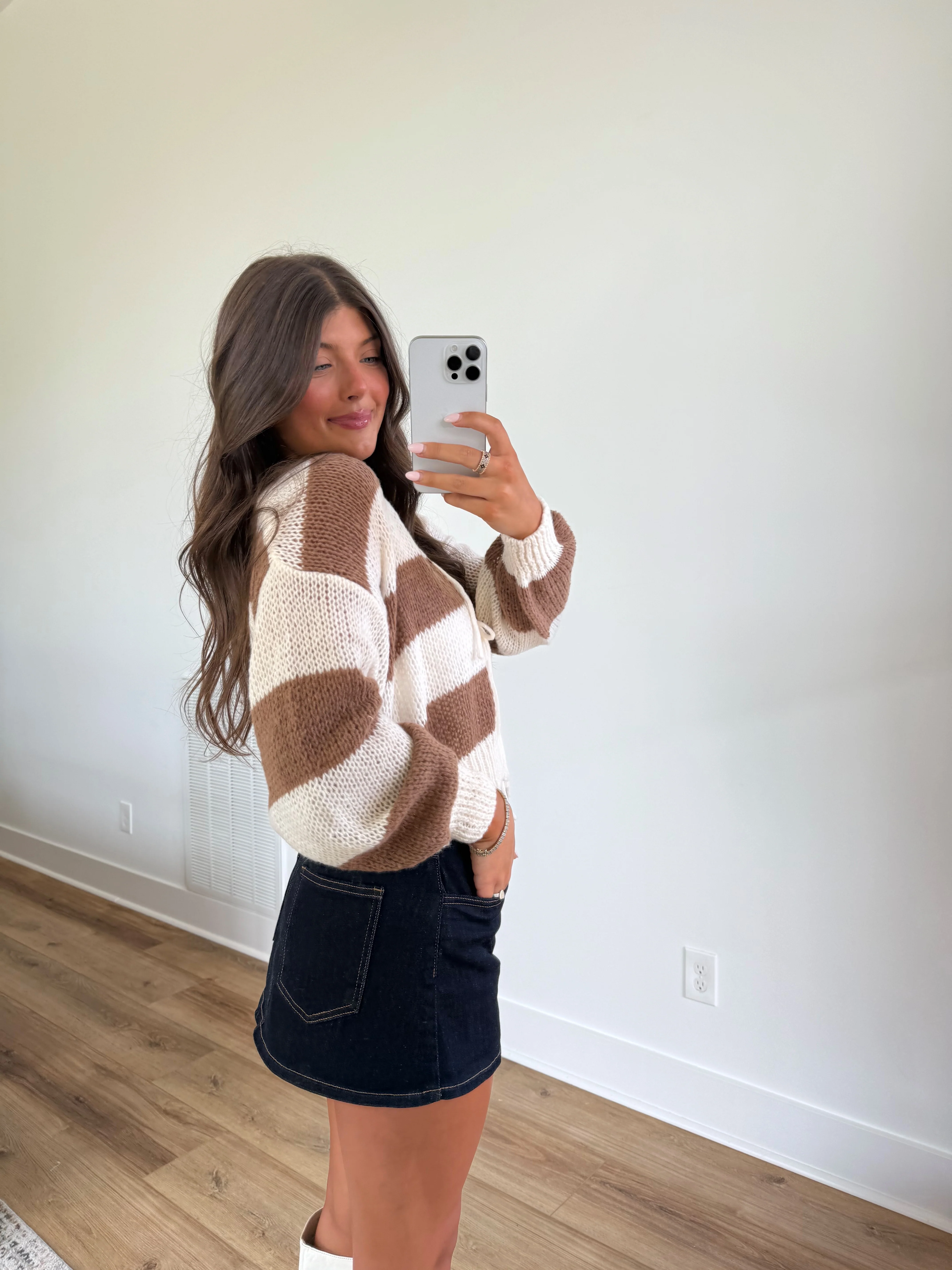 Cinnamon Sugar Chunky Stripe Knit - Image 4