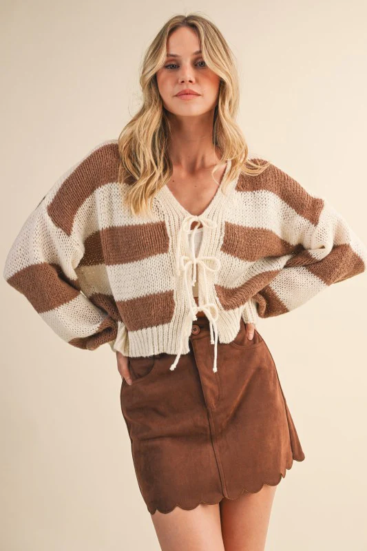 Cinnamon Sugar Chunky Stripe Knit - Image 9