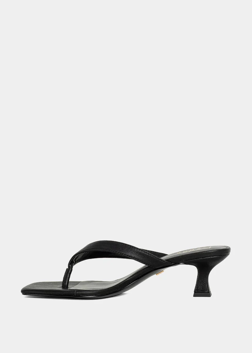 City Chic Kitten Heel (Black) - Image 4