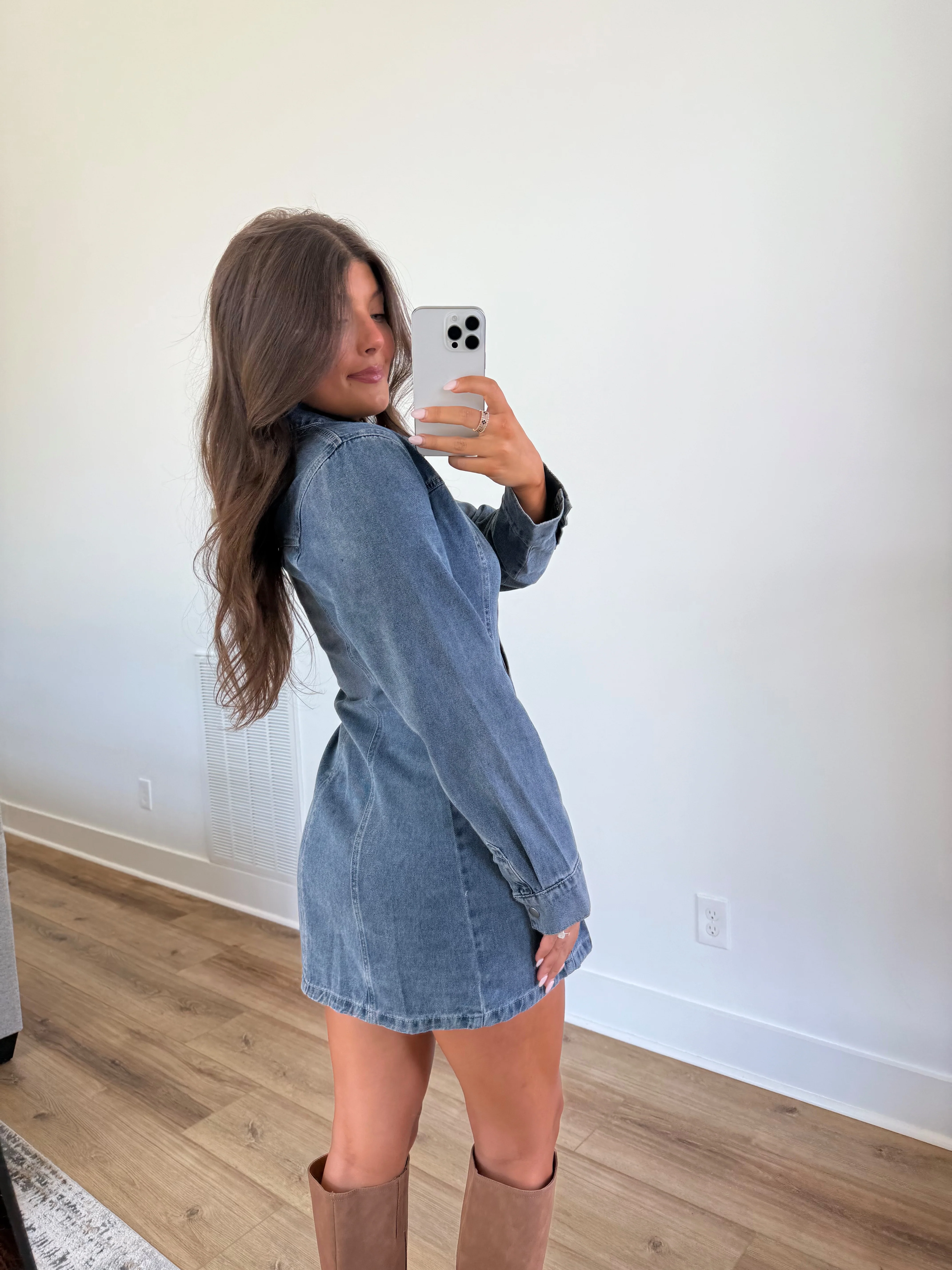 Classic Blue Jean Dress (Restock) - Image 7