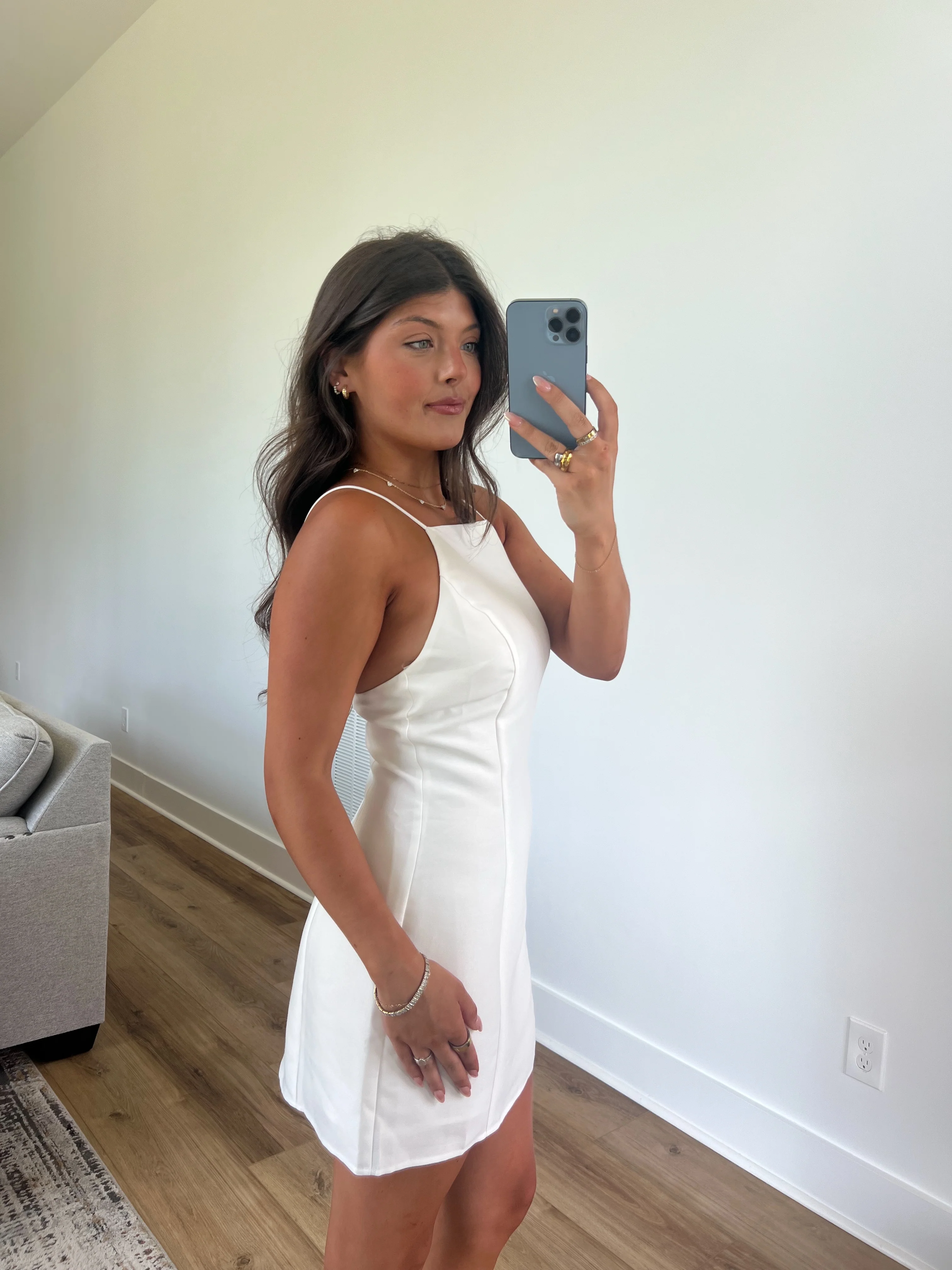 Classy A-Line Mini Dress - Image 4