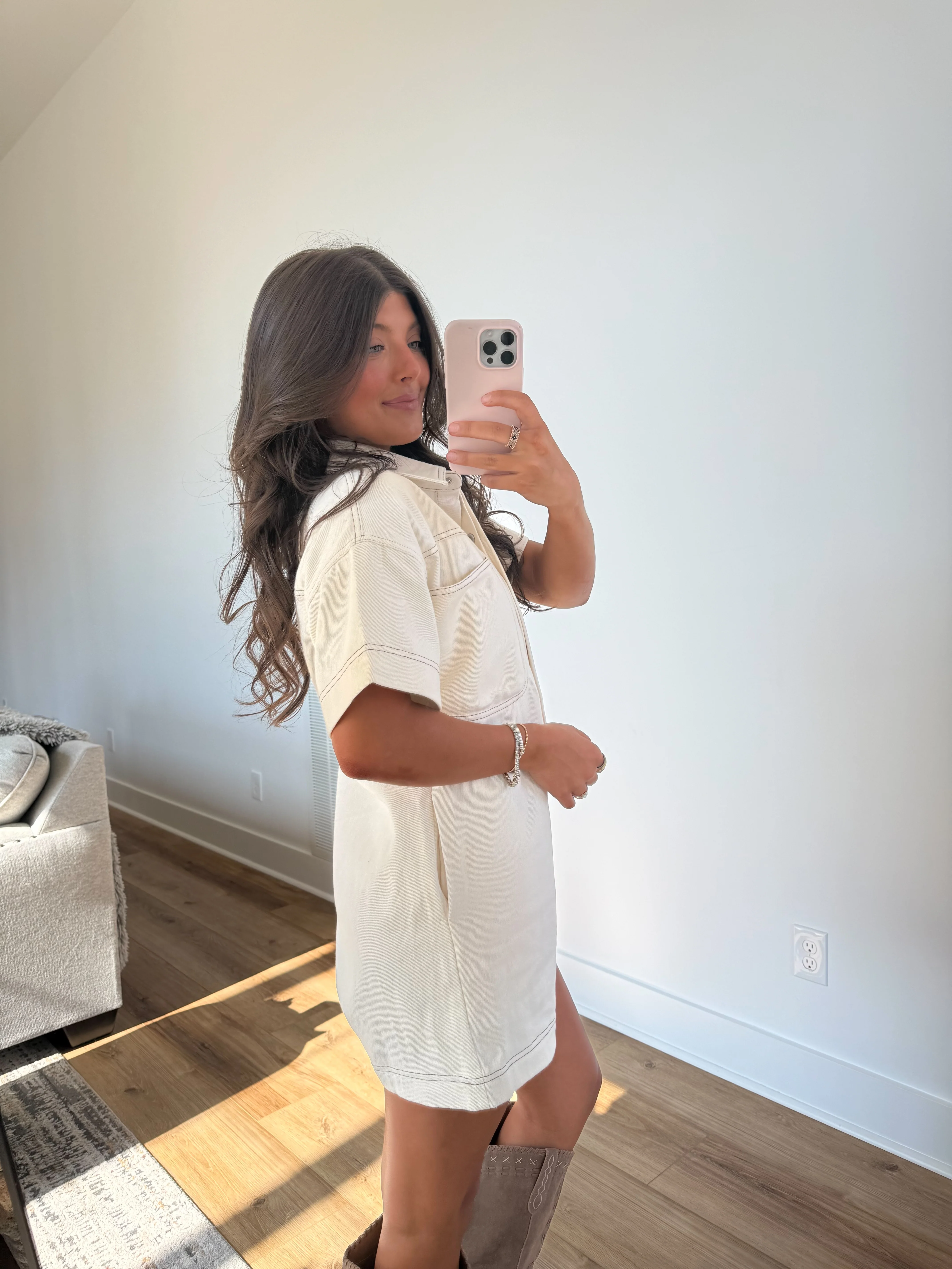 Claudia Cream Romper - Image 6