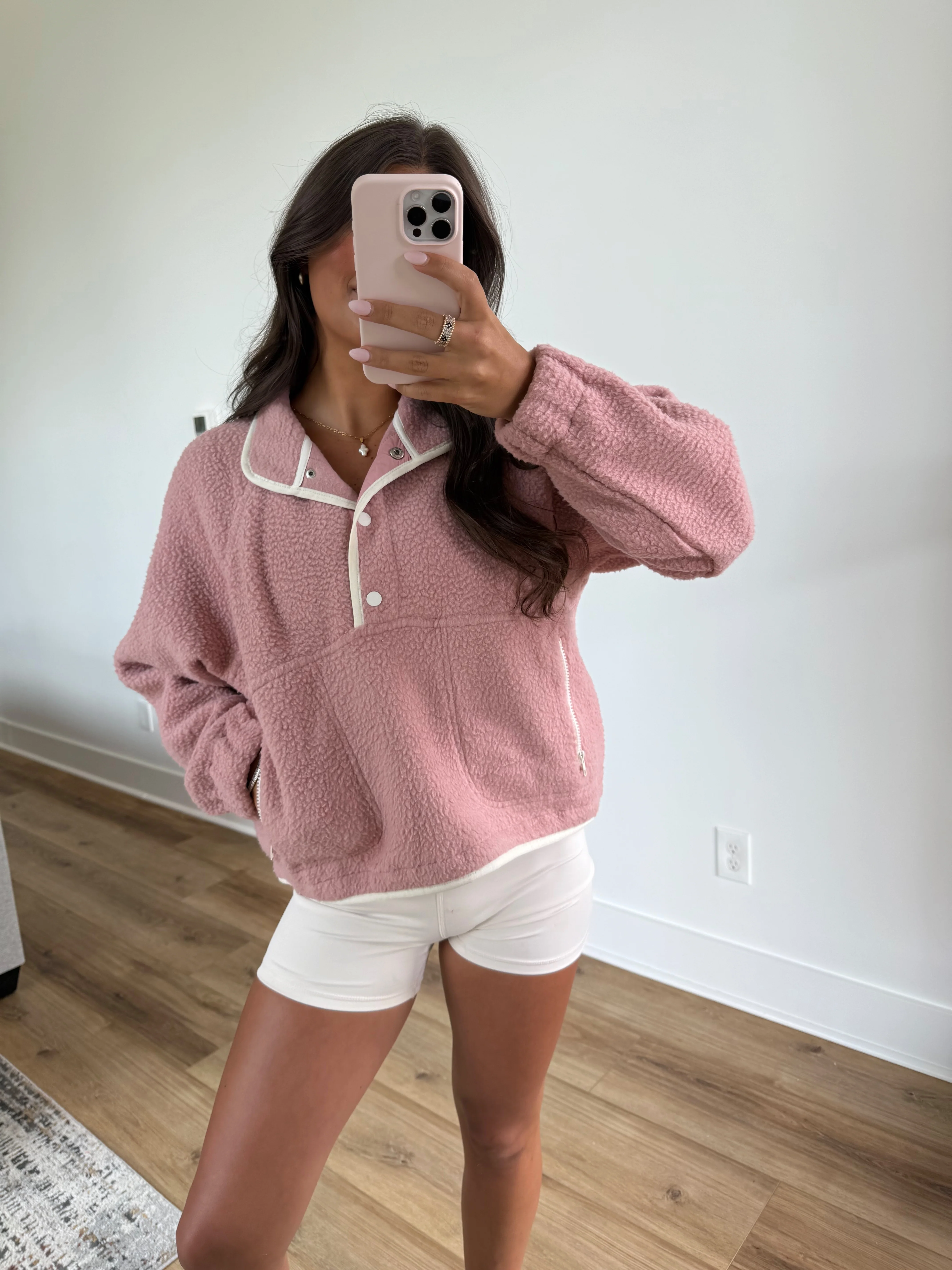 Cloud Nine Pullover (Pink/White) - Image 2