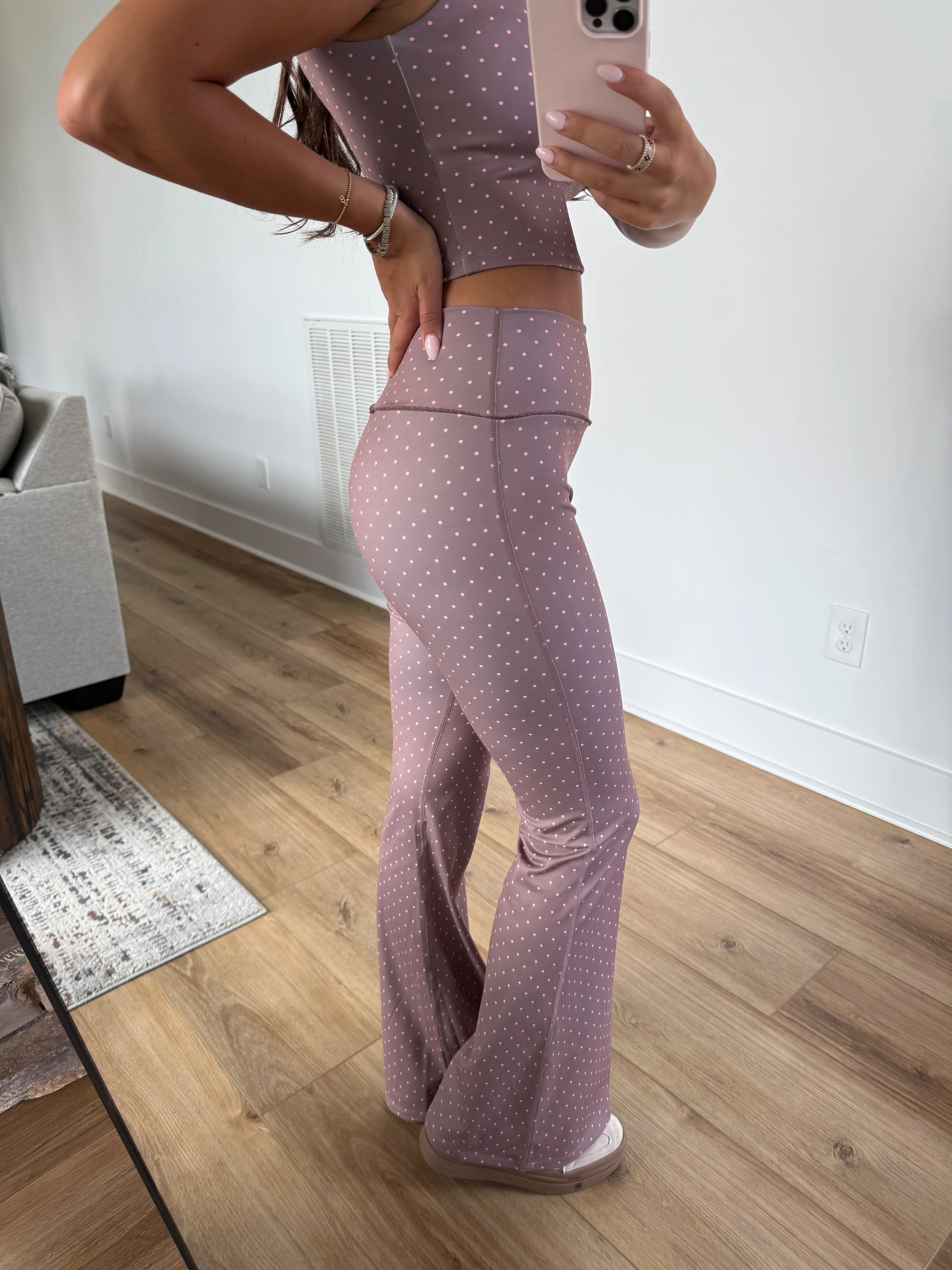Cocoa Polka Dot Athletic Set - Image 6