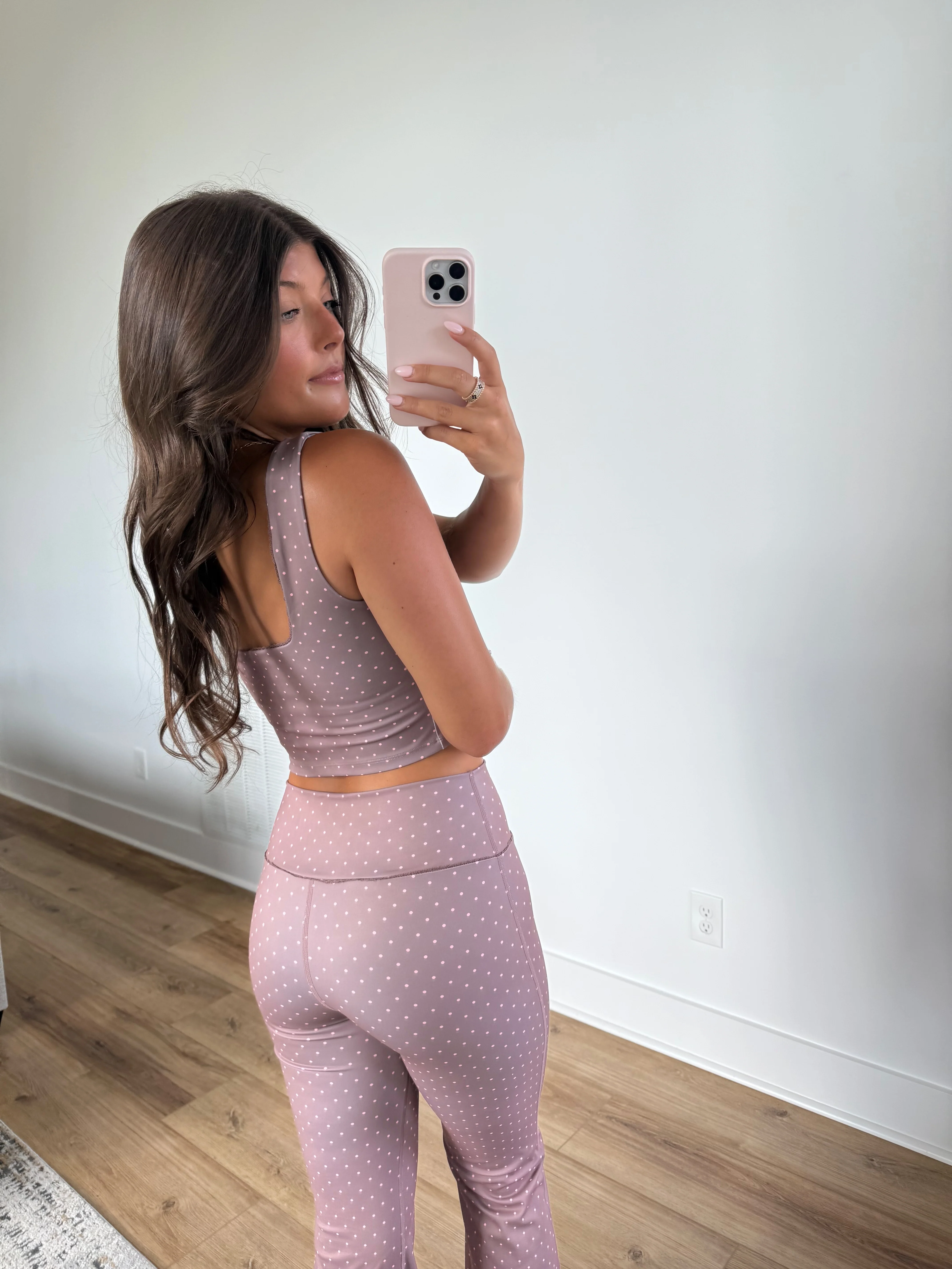 Cocoa Polka Dot Athletic Set - Image 7