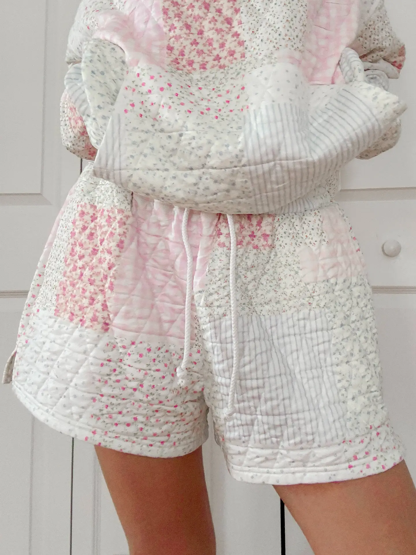 Cottage Quilt SHORTS (Pink) - Image 5
