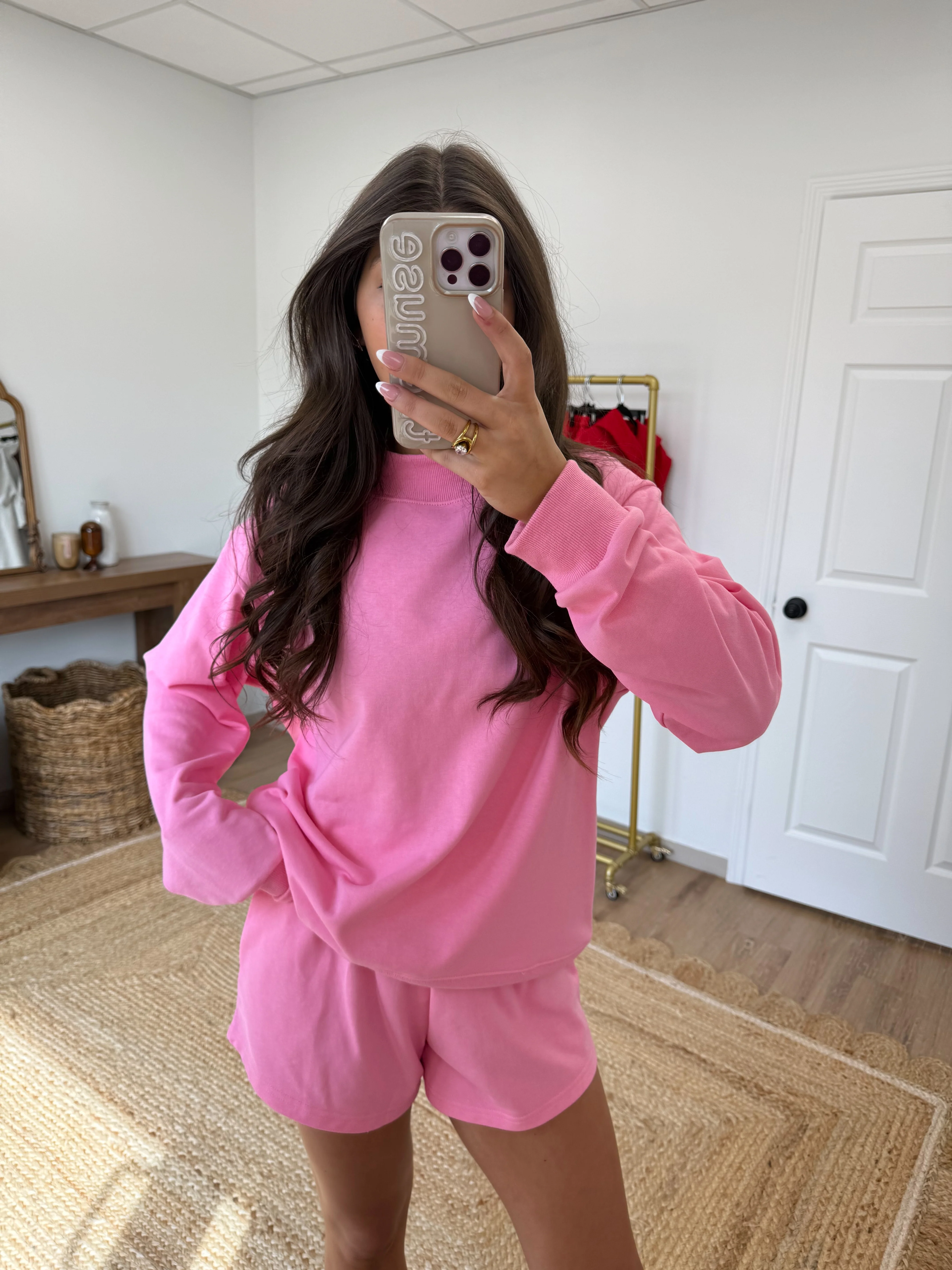 Cotton Candy Pink Mockneck Set - Image 2