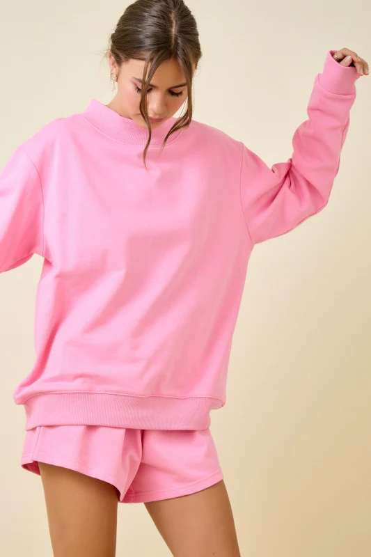 Cotton Candy Pink Mockneck Set - Image 6