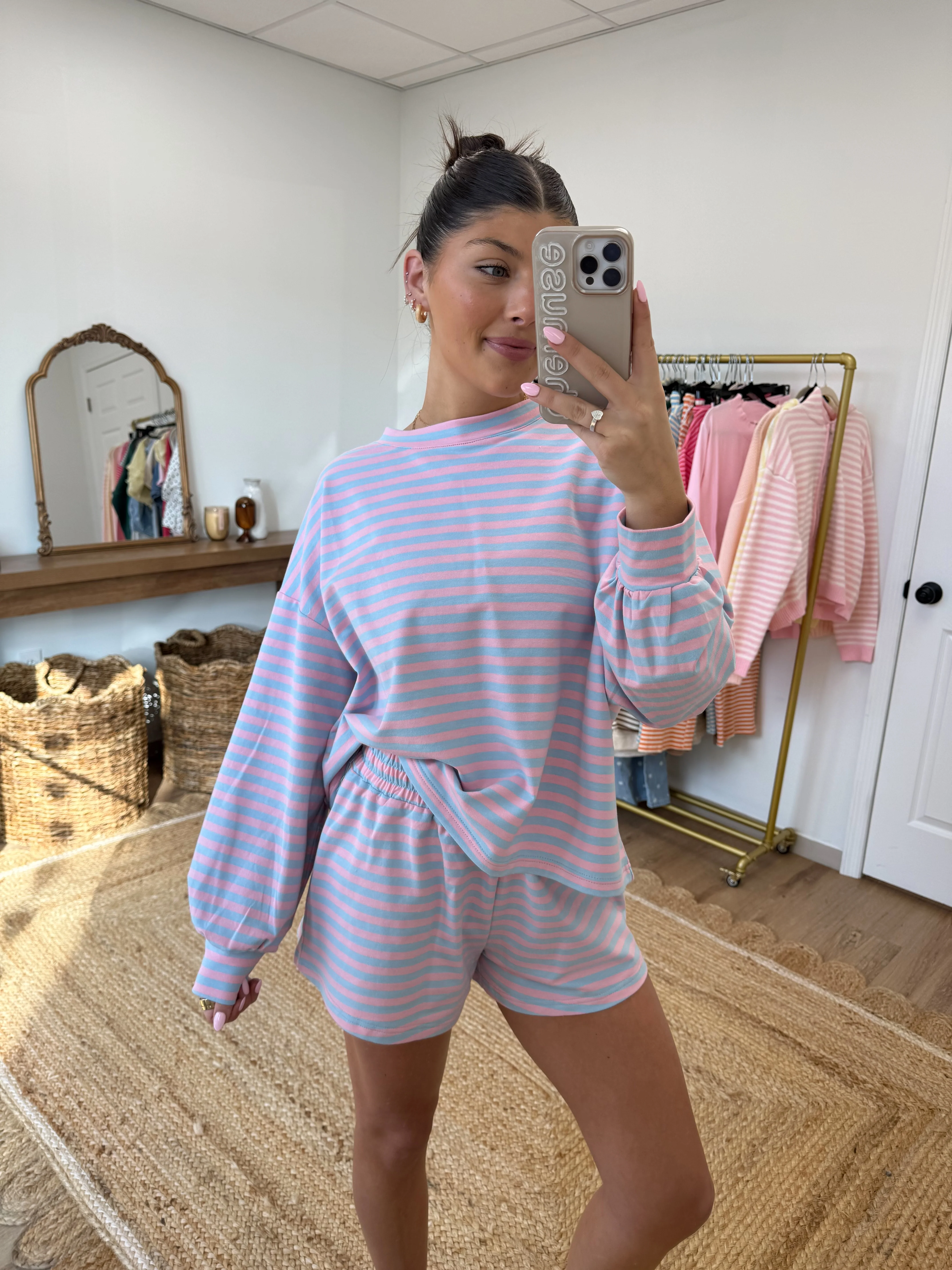 Cotton Candy Stripe Lounge Set - Image 6