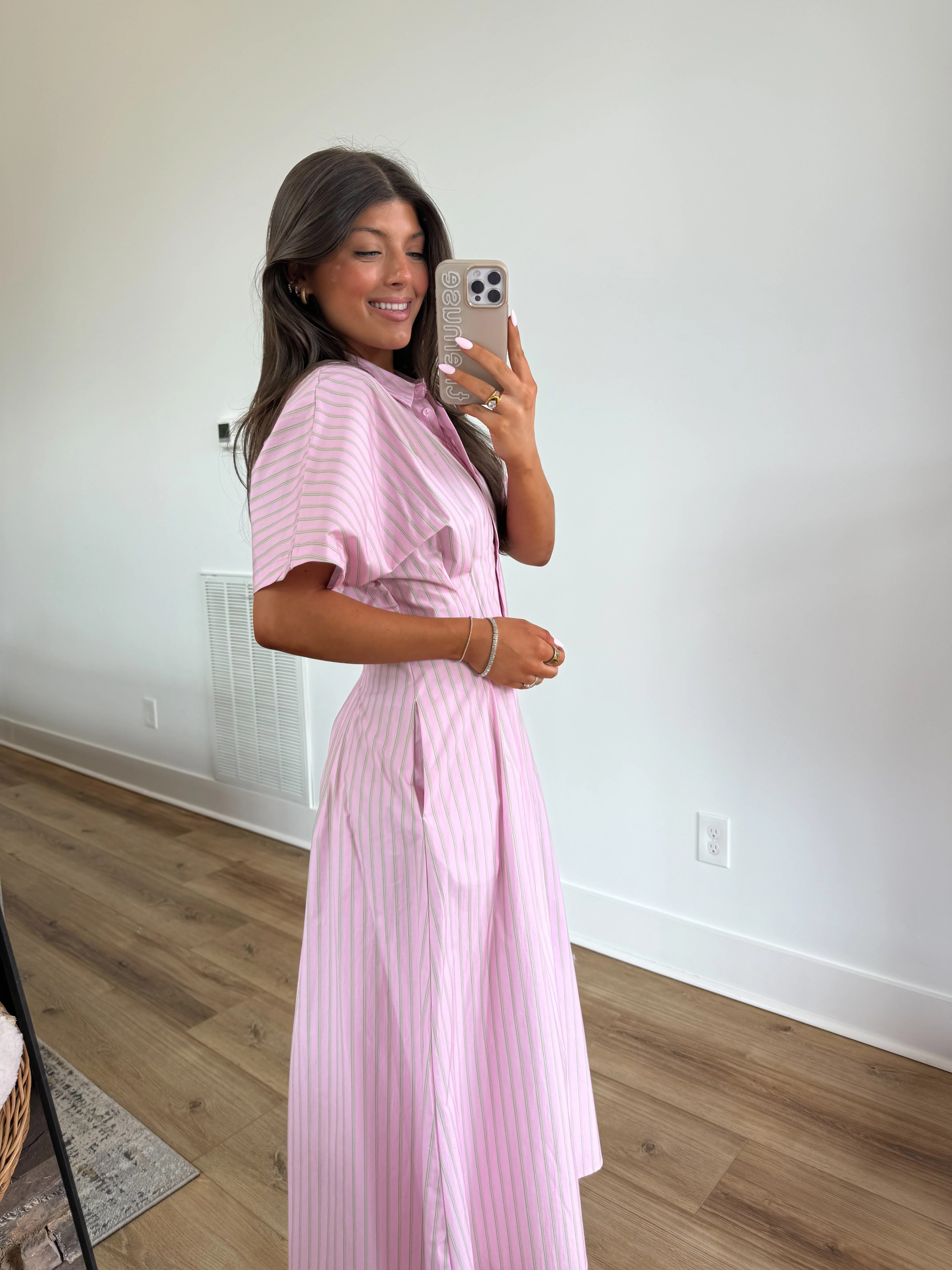 Country Club Midi (Pink/Green)(Restock) - Image 3