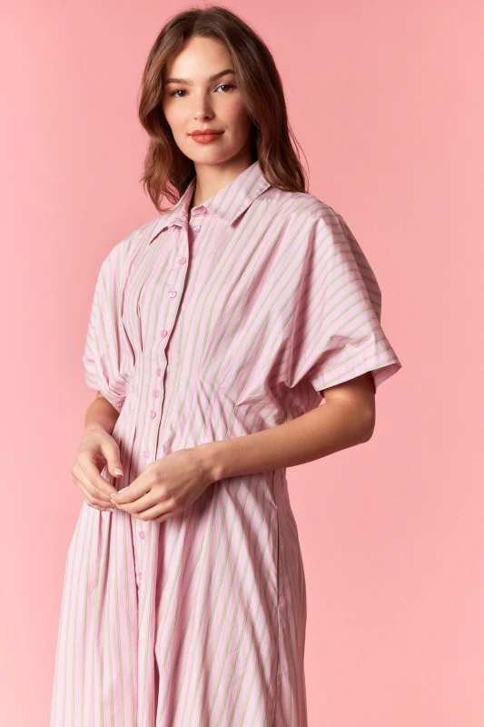 Country Club Midi (Pink/Green)(Restock) - Image 8