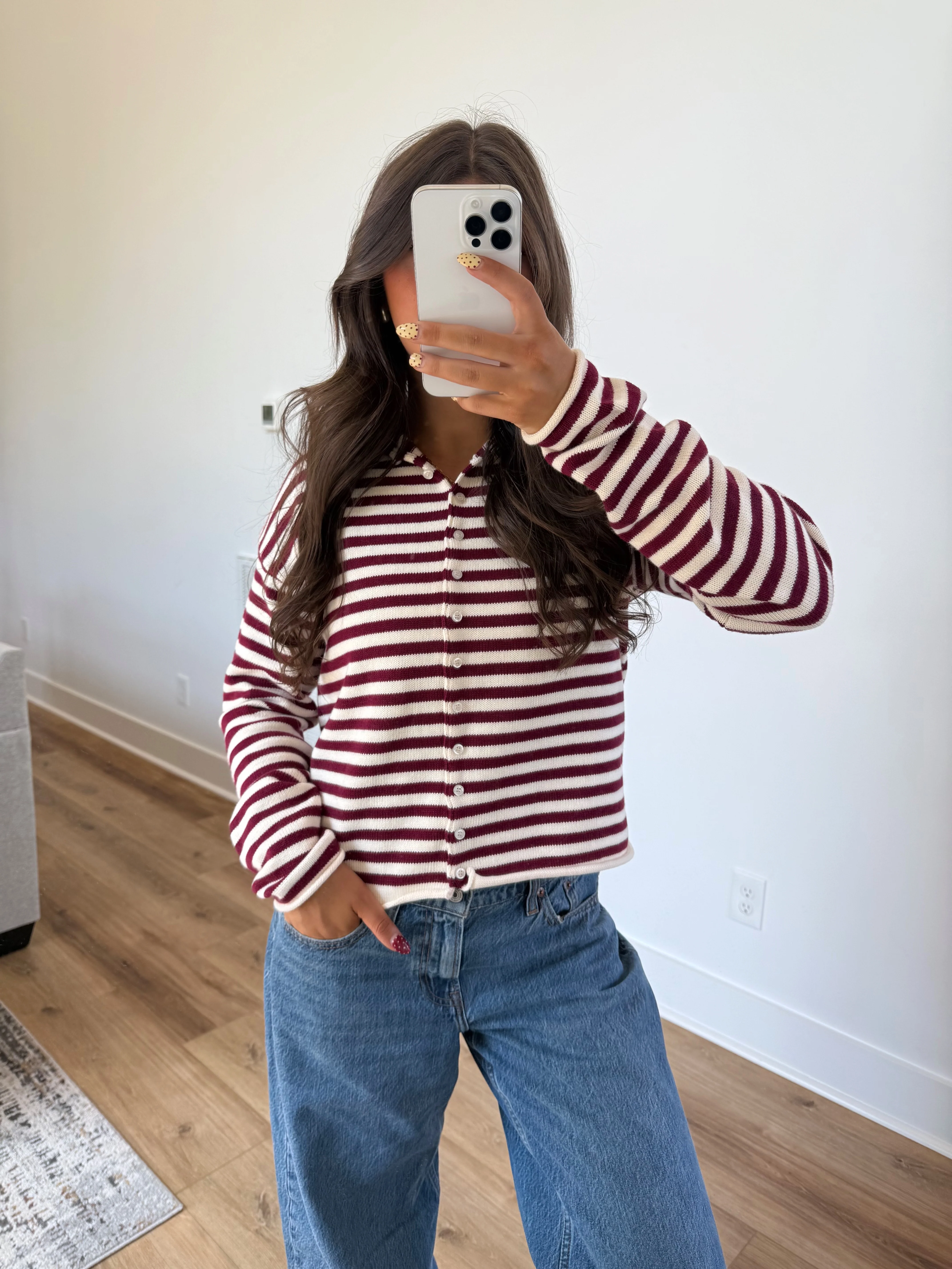 Cranberry Cashmere Sweater - Image 4