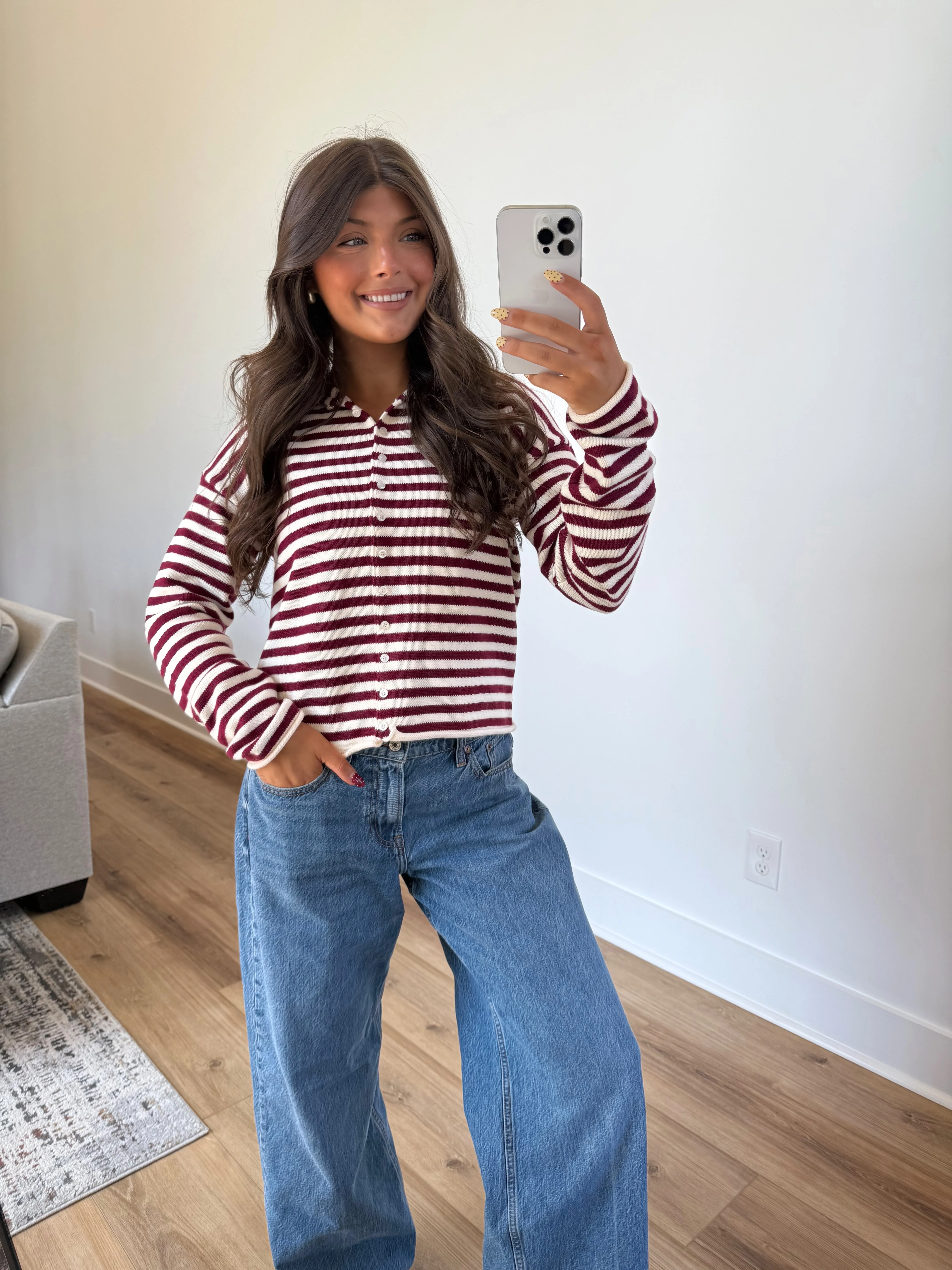 Cranberry Cashmere Sweater - Image 5