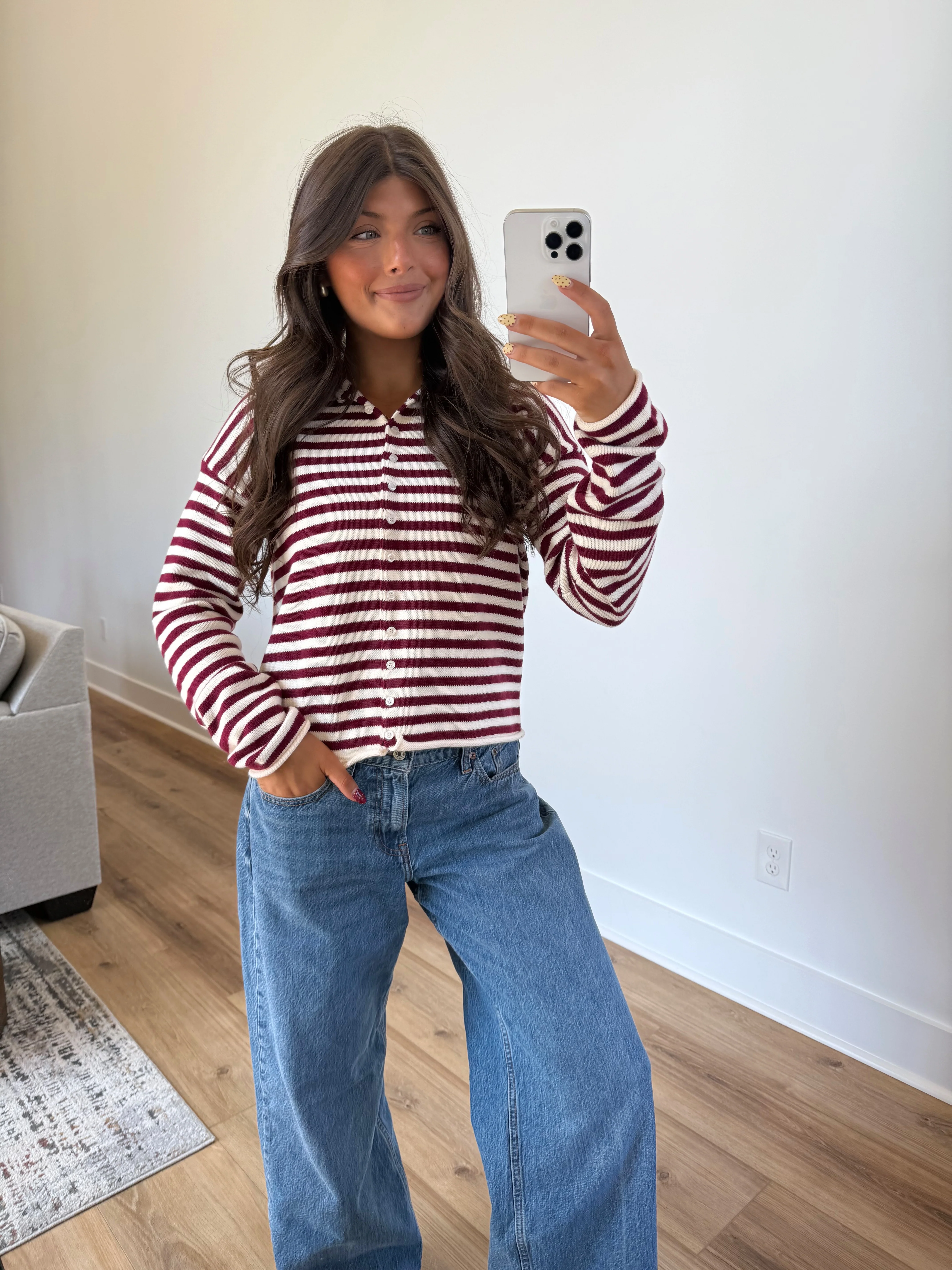 Cranberry Cashmere Sweater - Image 7