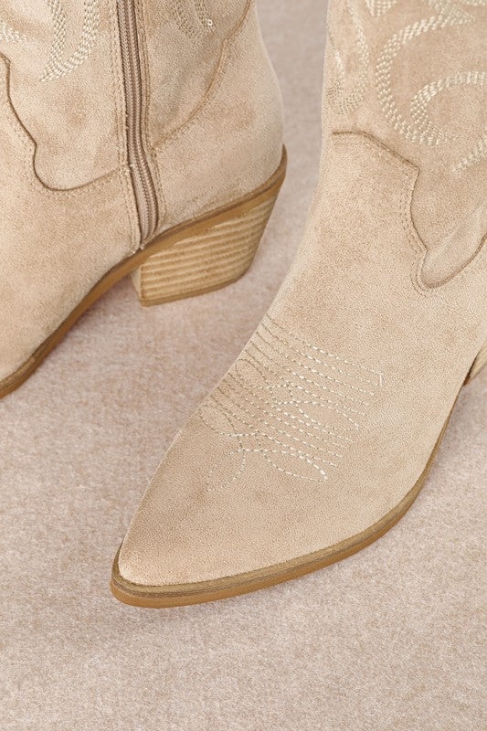 Daisy Cowgirl Boot (Cream) (Restock) - Image 3