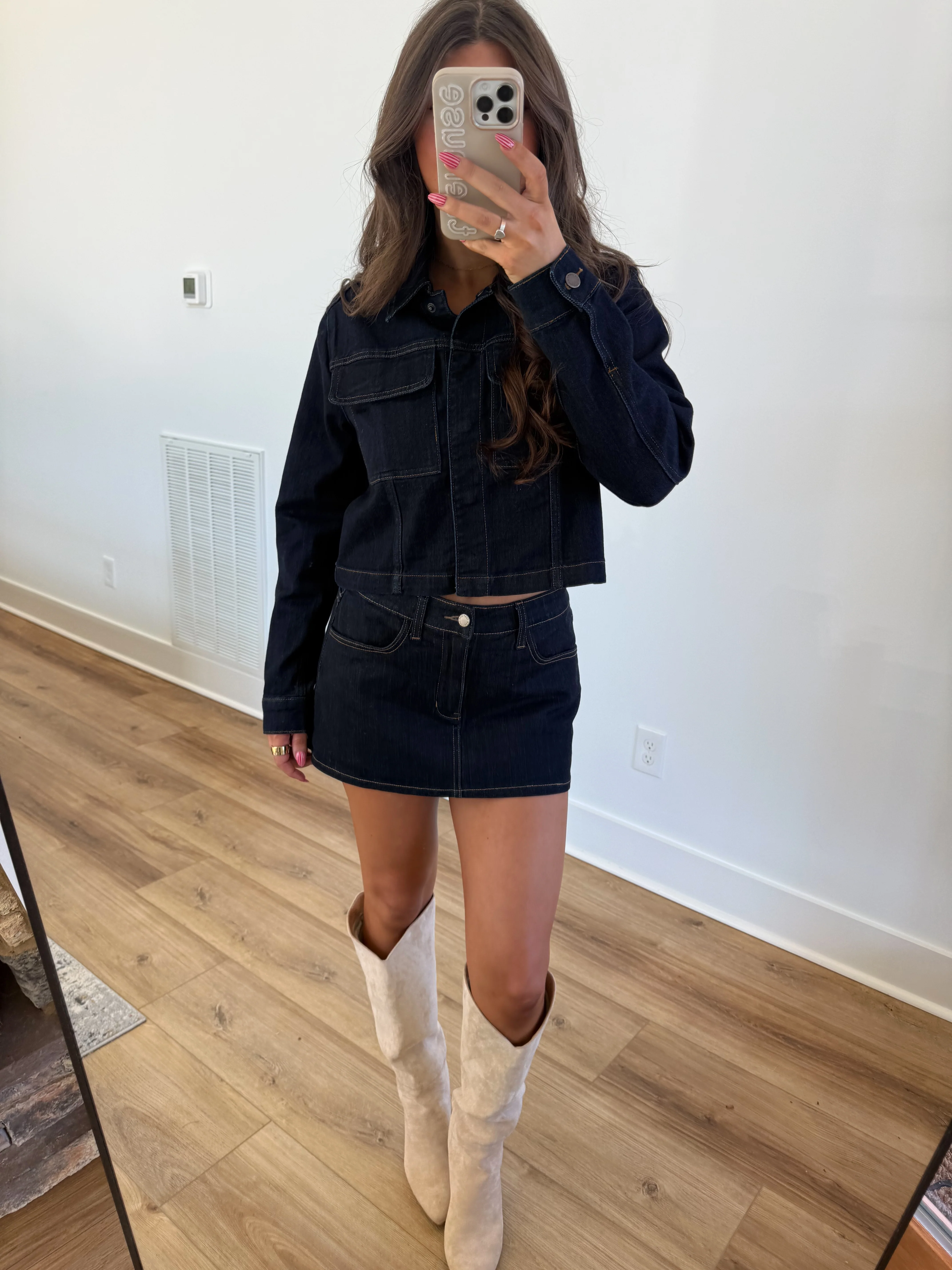 Dark Denim Jacket - Image 7