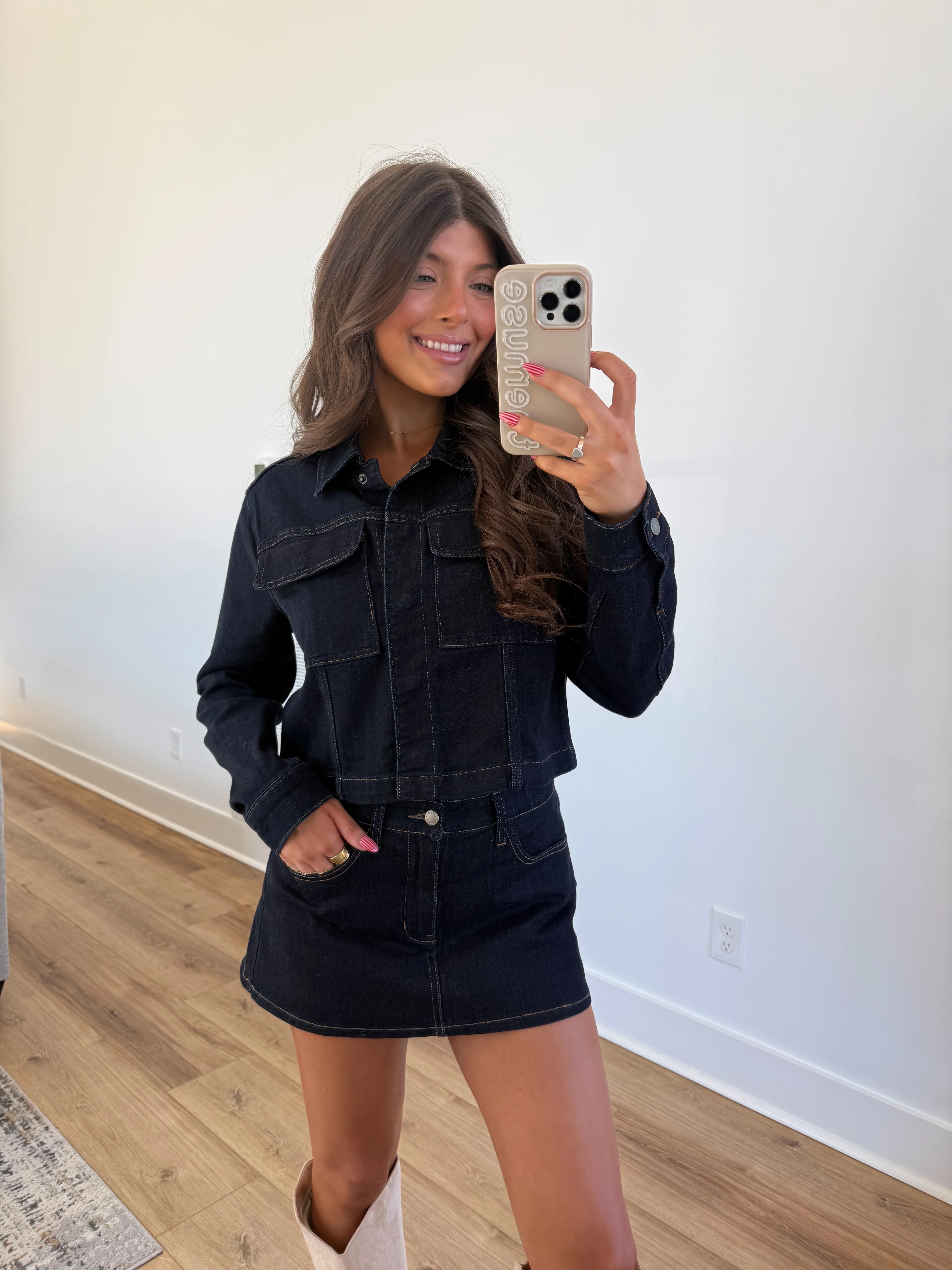Dark Denim Jacket - Image 9