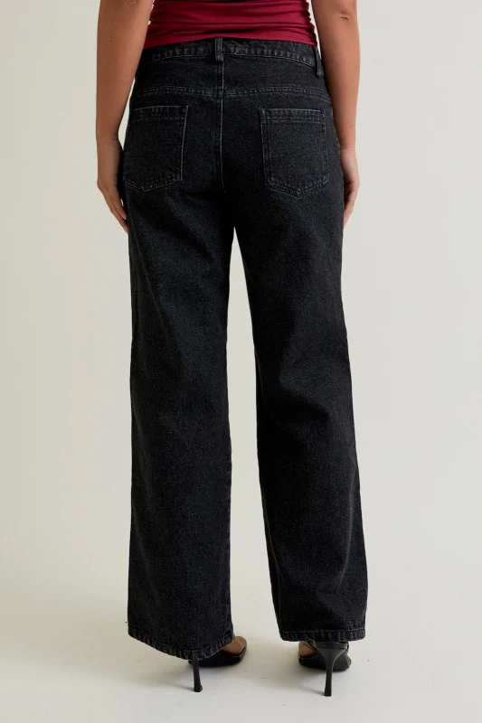 Dark Denim Low Waisted Set - Image 11