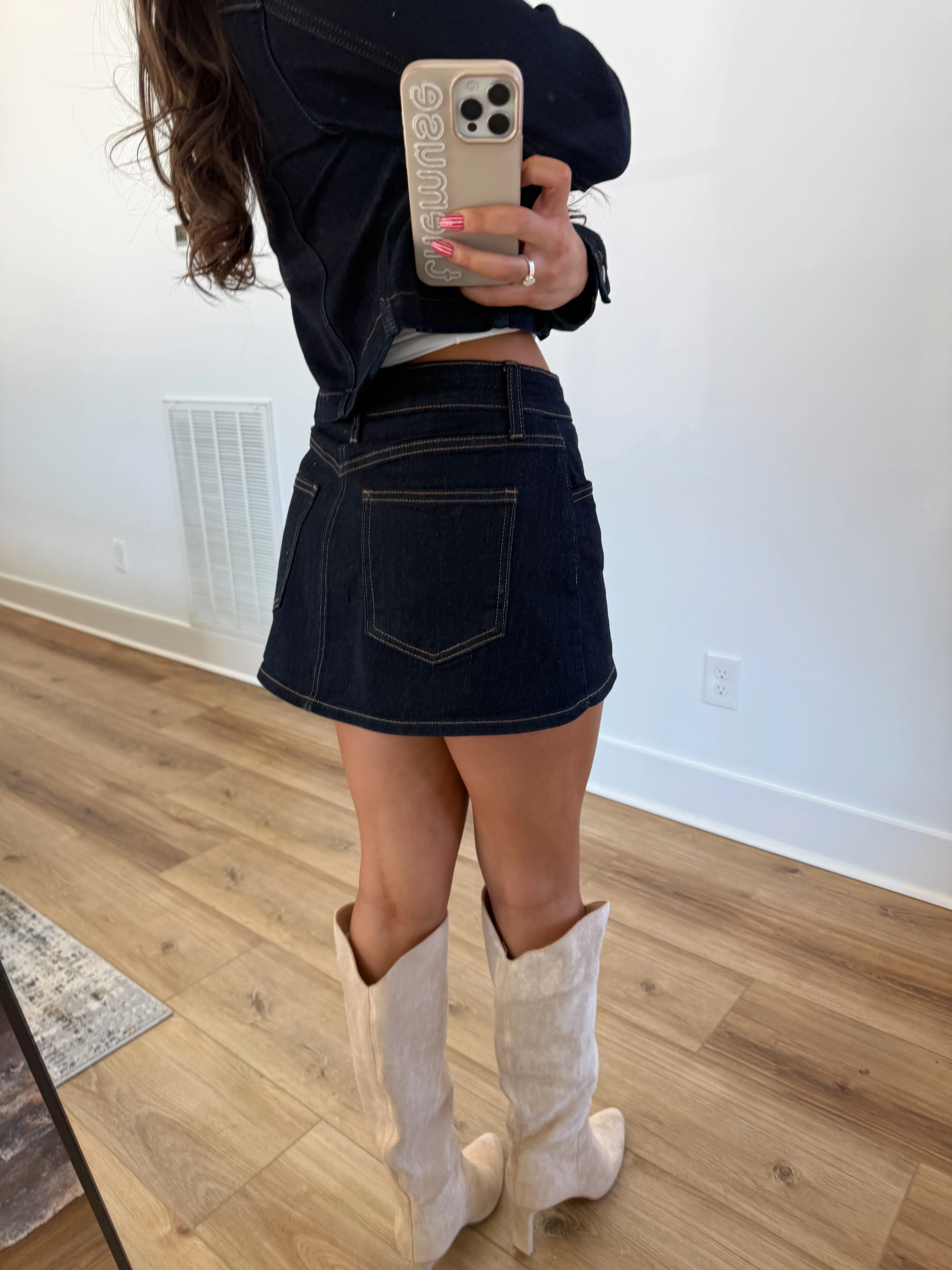 Dark Denim Skort - Image 6