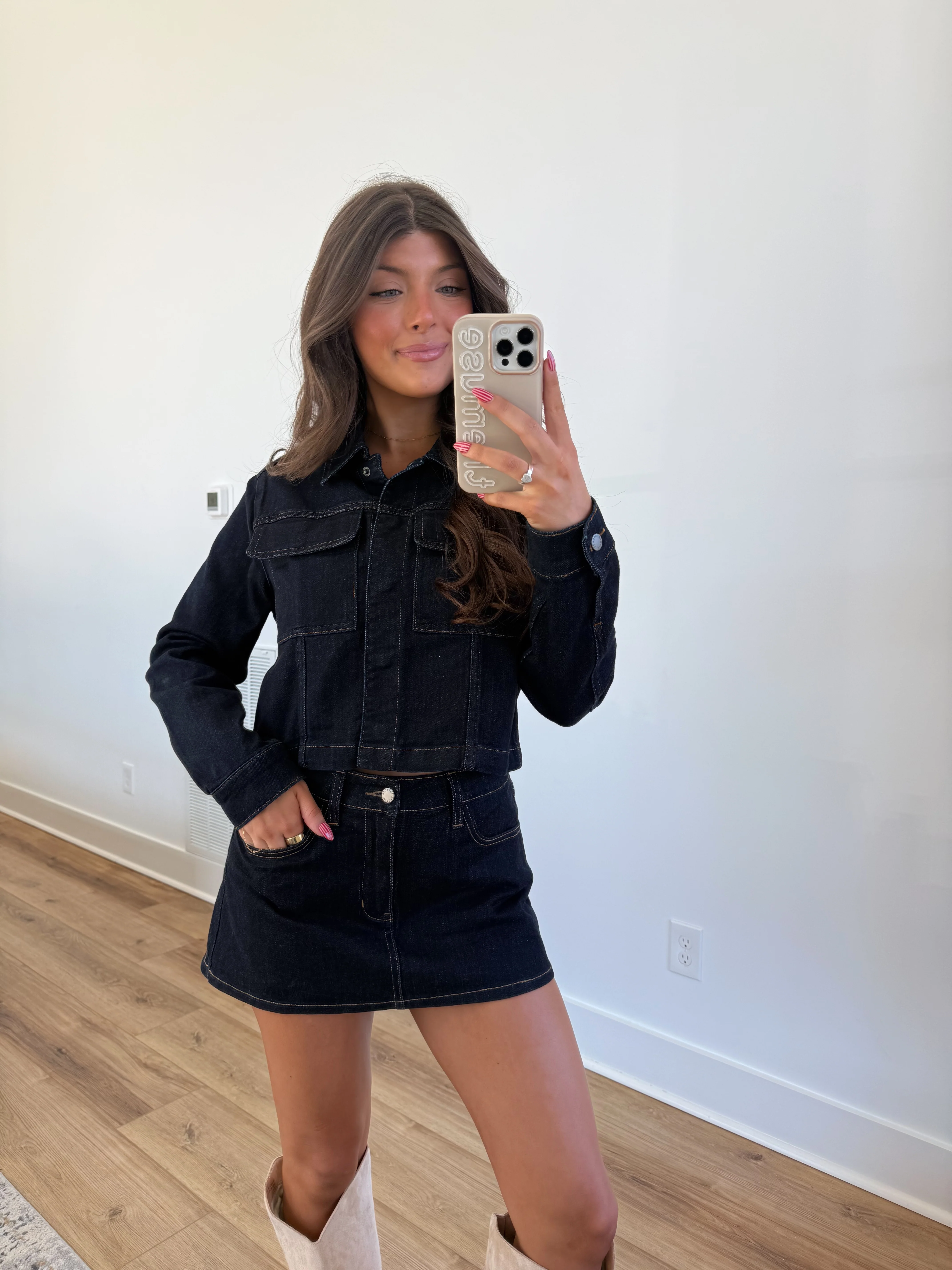 Dark Denim Skort - Image 7