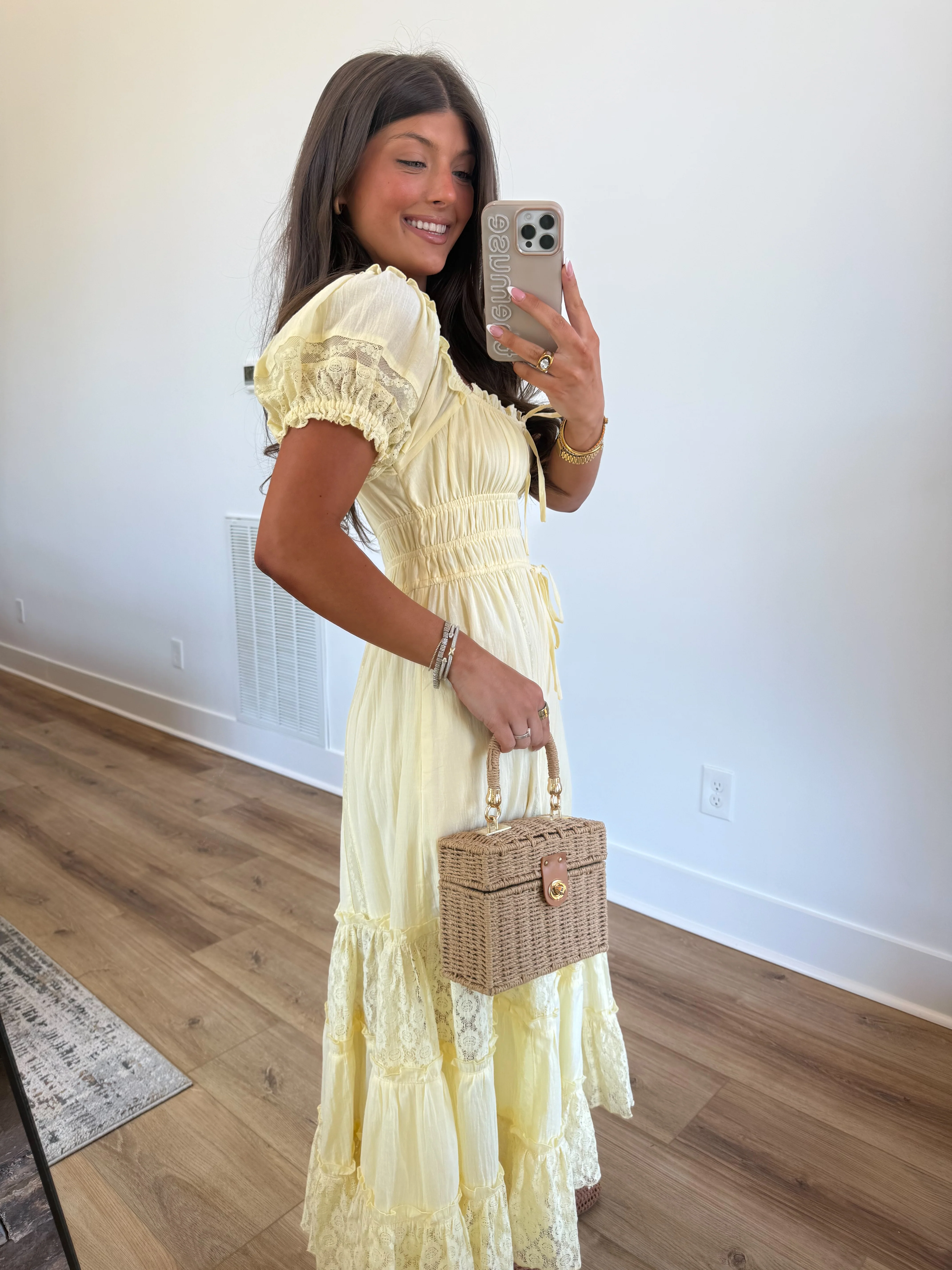 Delicate Lace Tier Maxi - Image 2