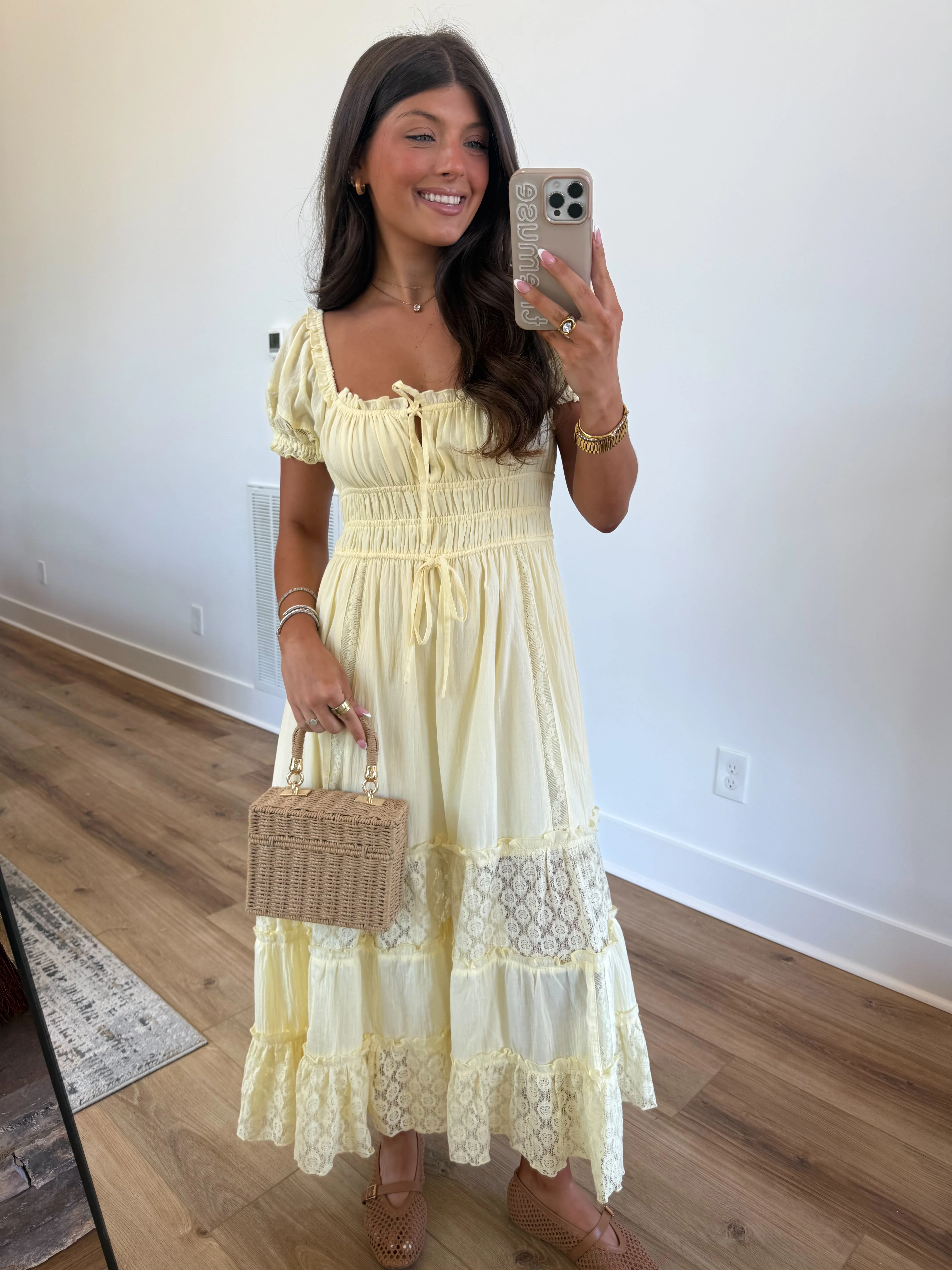 Delicate Lace Tier Maxi - Image 3