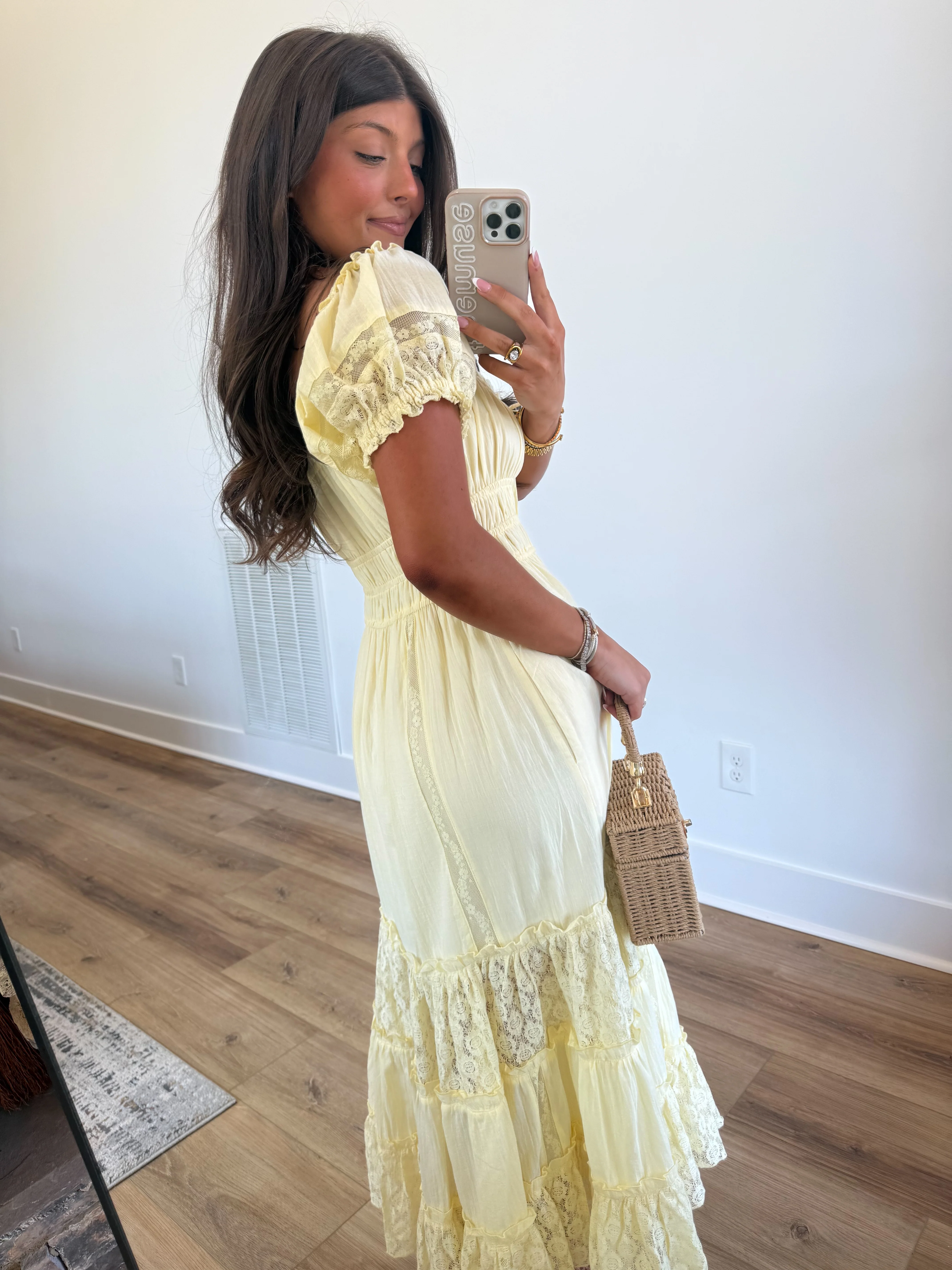Delicate Lace Tier Maxi - Image 4