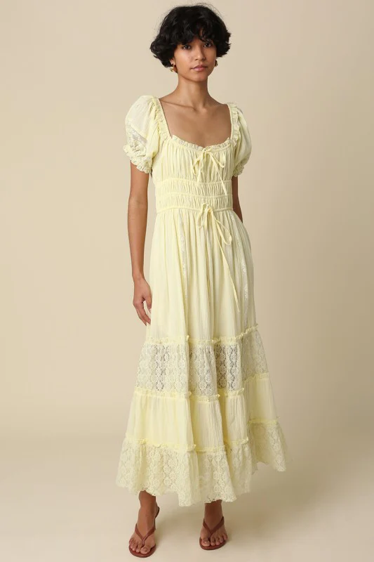 Delicate Lace Tier Maxi - Image 6