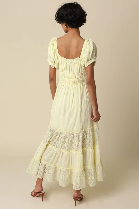Delicate Lace Tier Maxi - Image 8