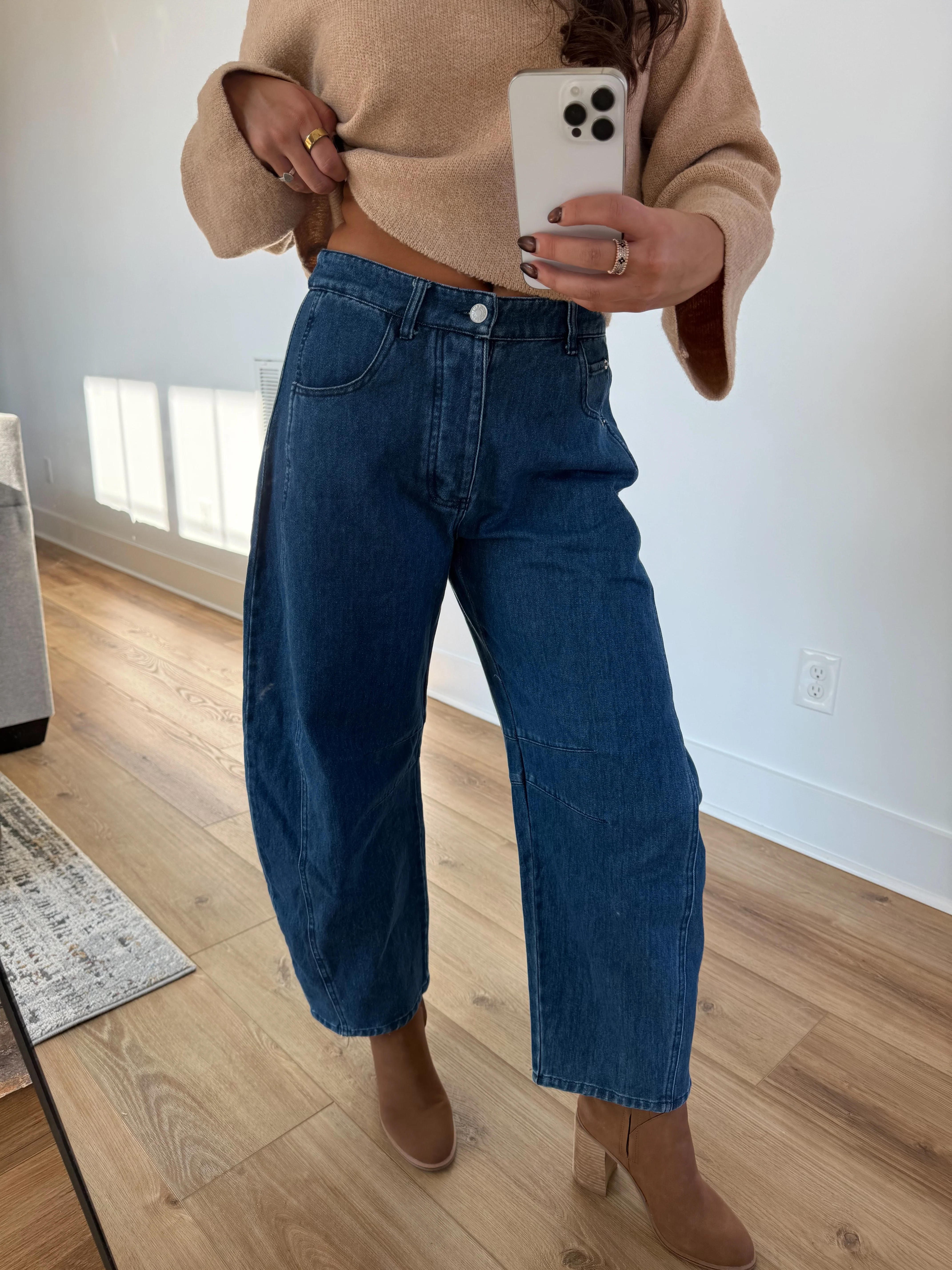 Denim Barrel Jeans - Image 5