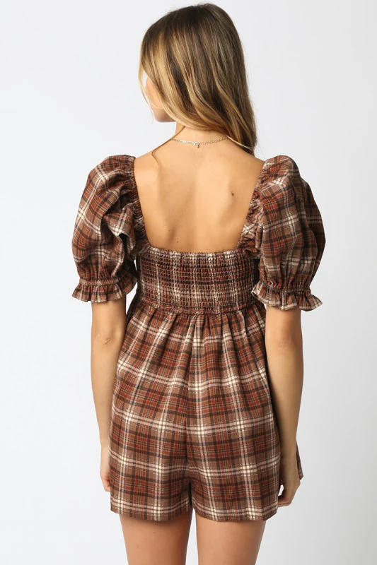 Dillion Plaid Romper (Restock) - Image 10