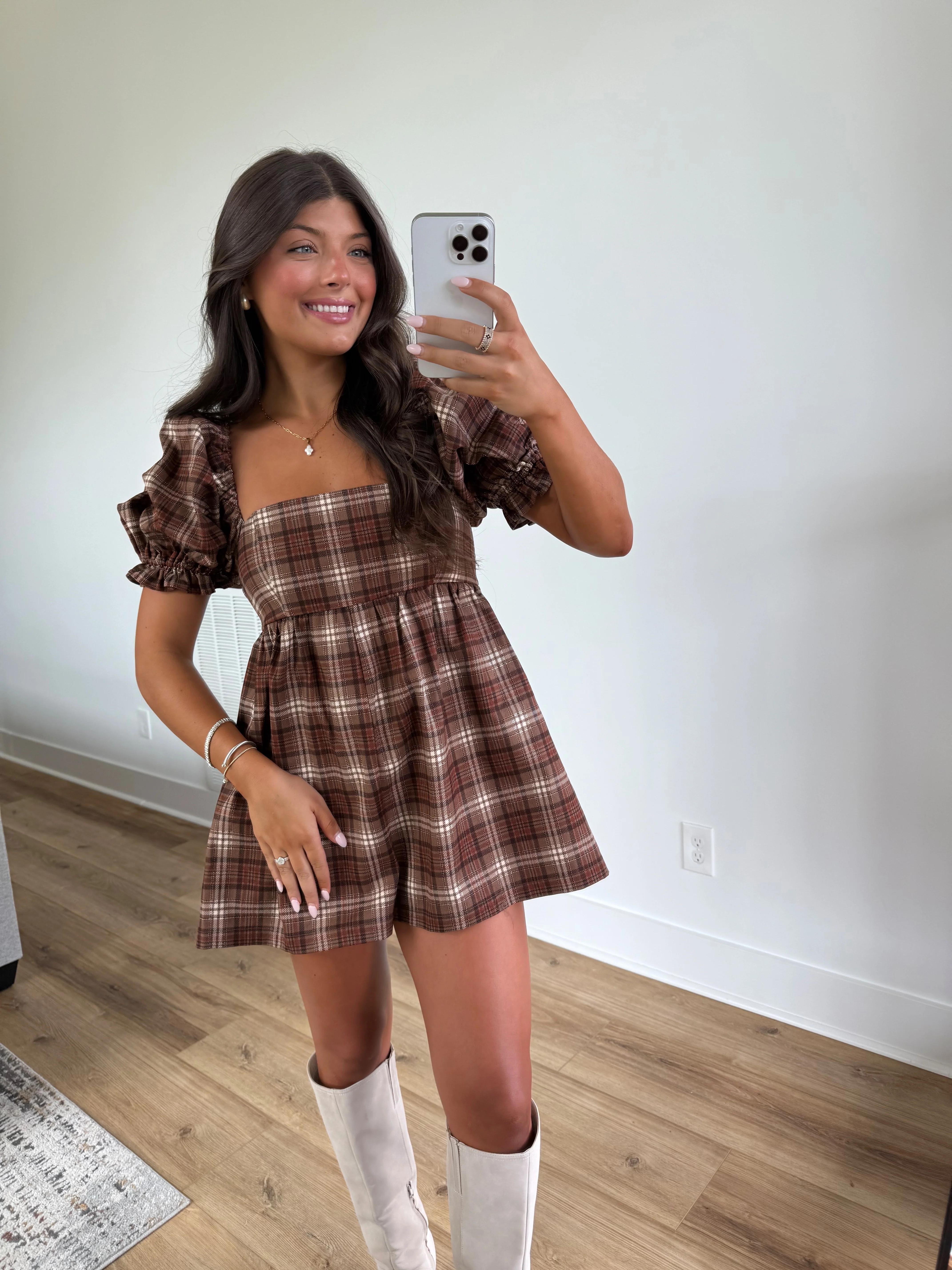Dillion Plaid Romper (Restock) - Image 2