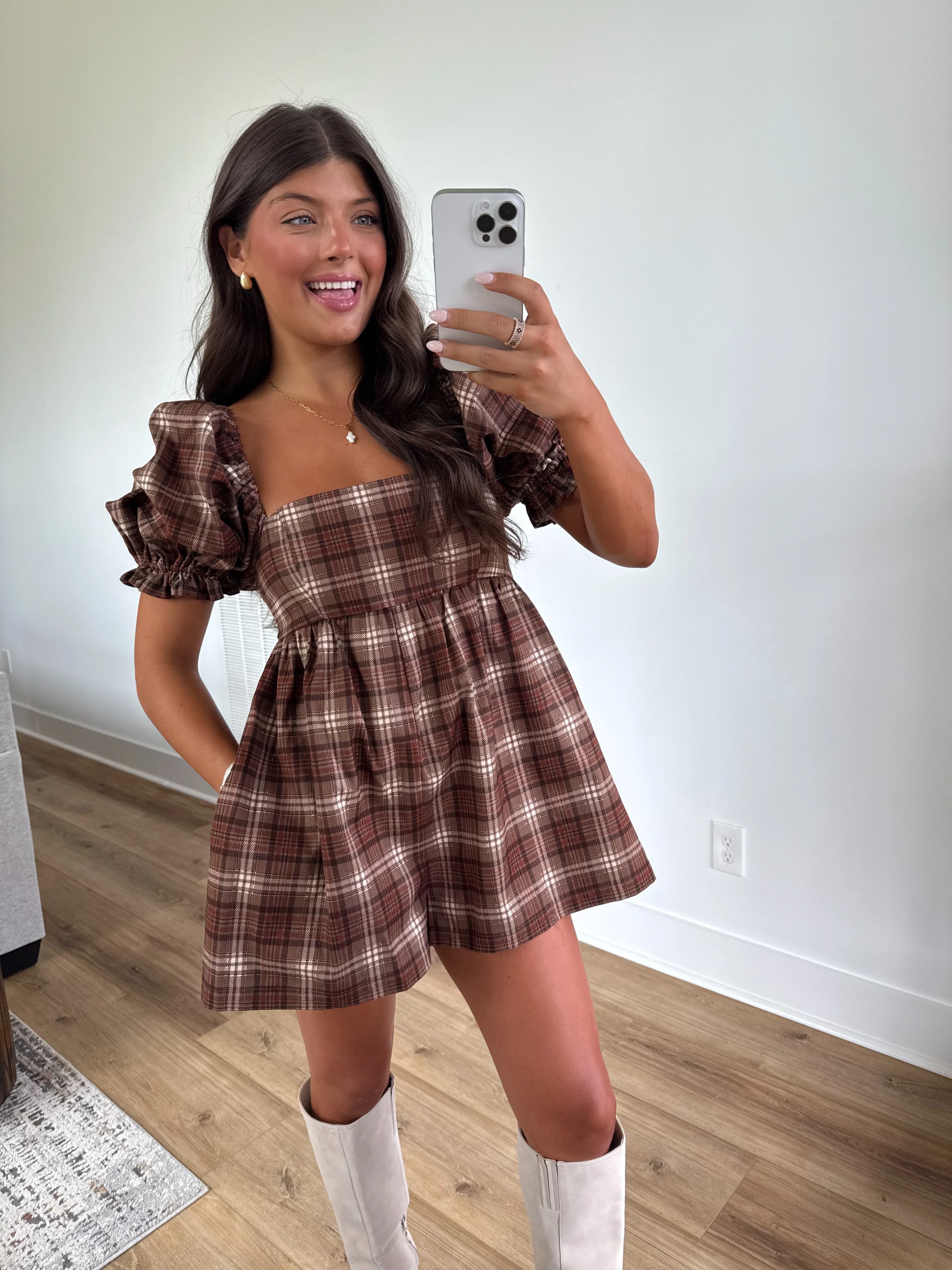 Dillion Plaid Romper (Restock) - Image 4