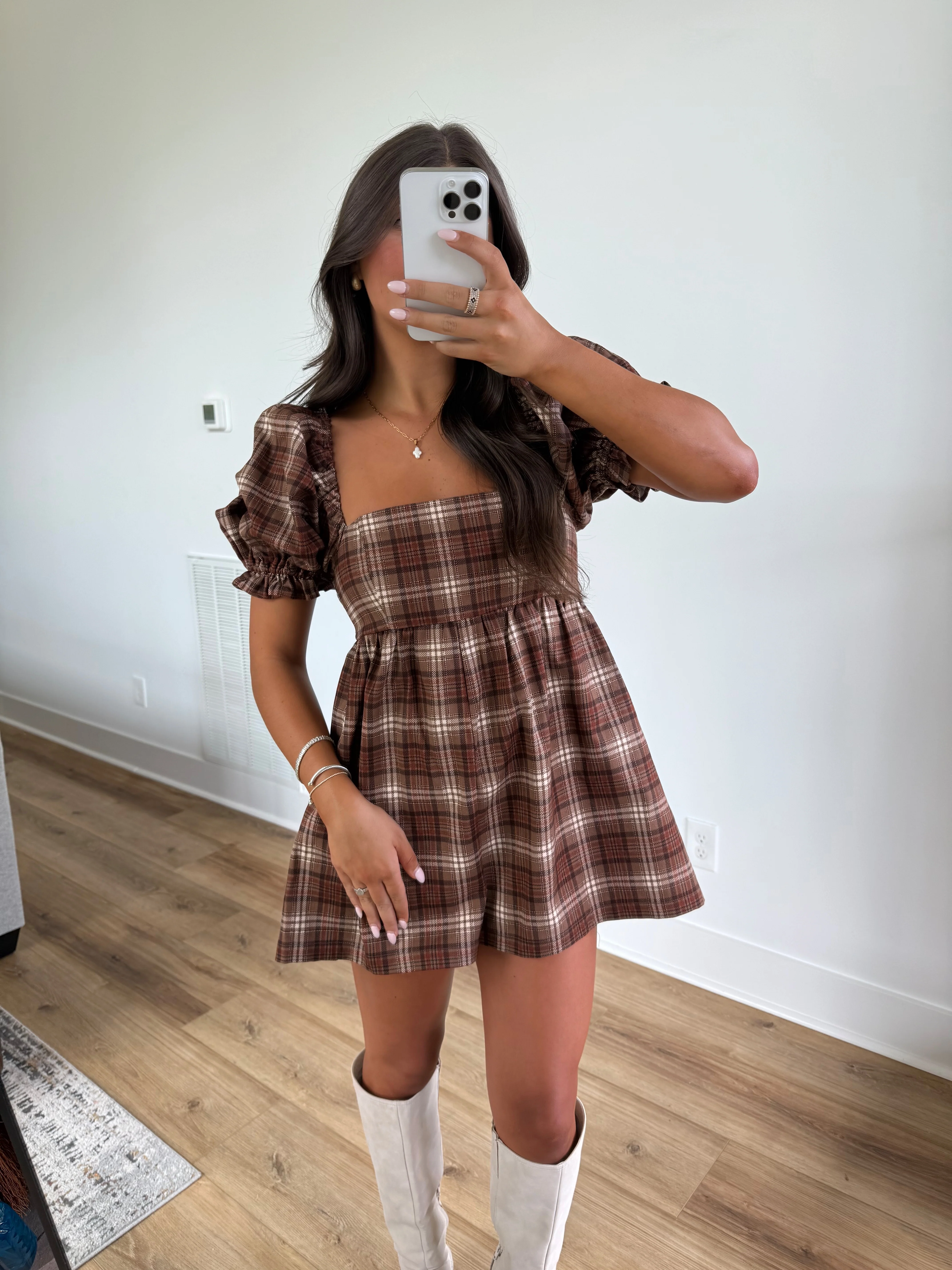 Dillion Plaid Romper (Restock) - Image 7