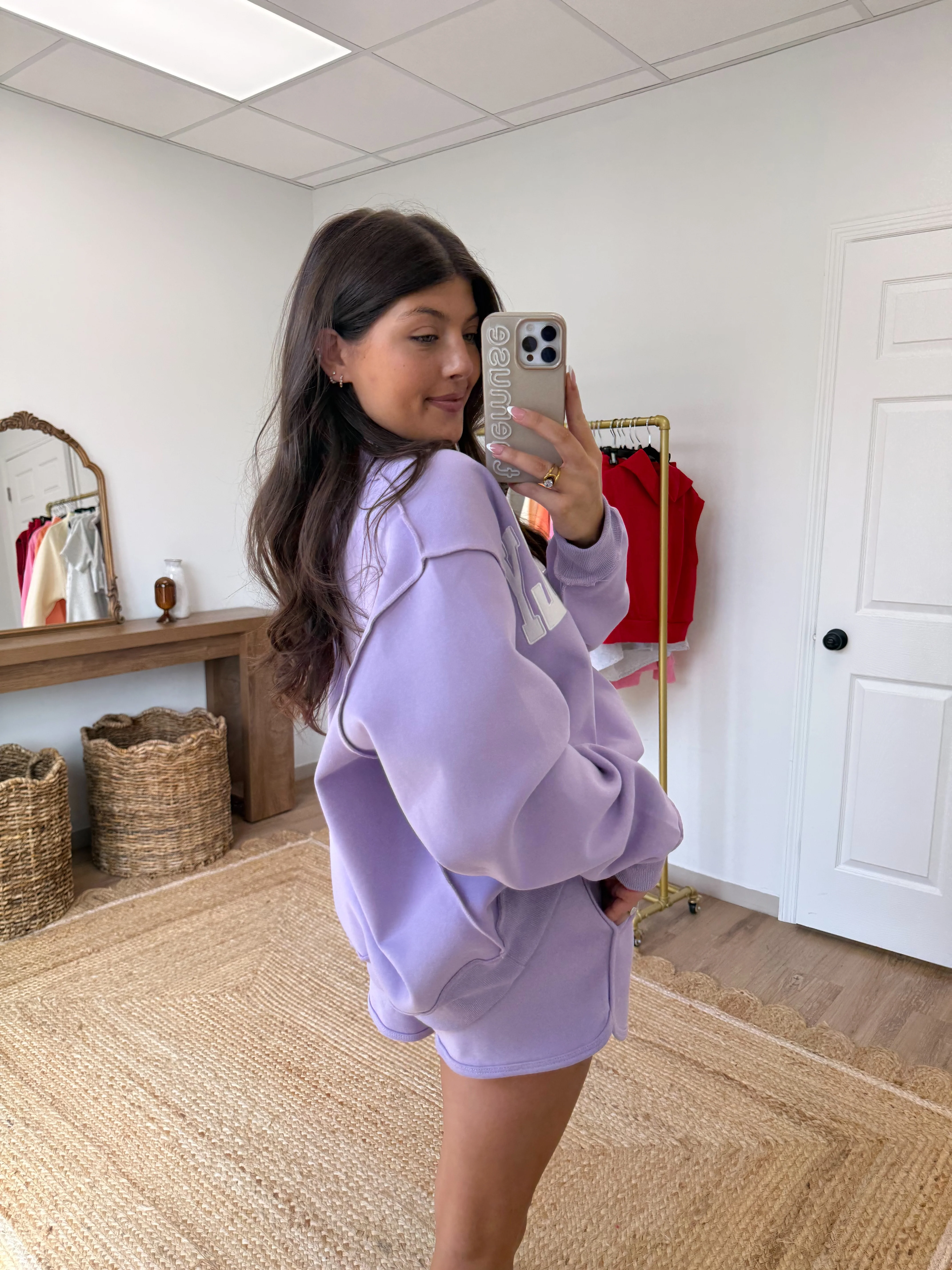 Dilly Dally Lavender SweatShirt - Image 5