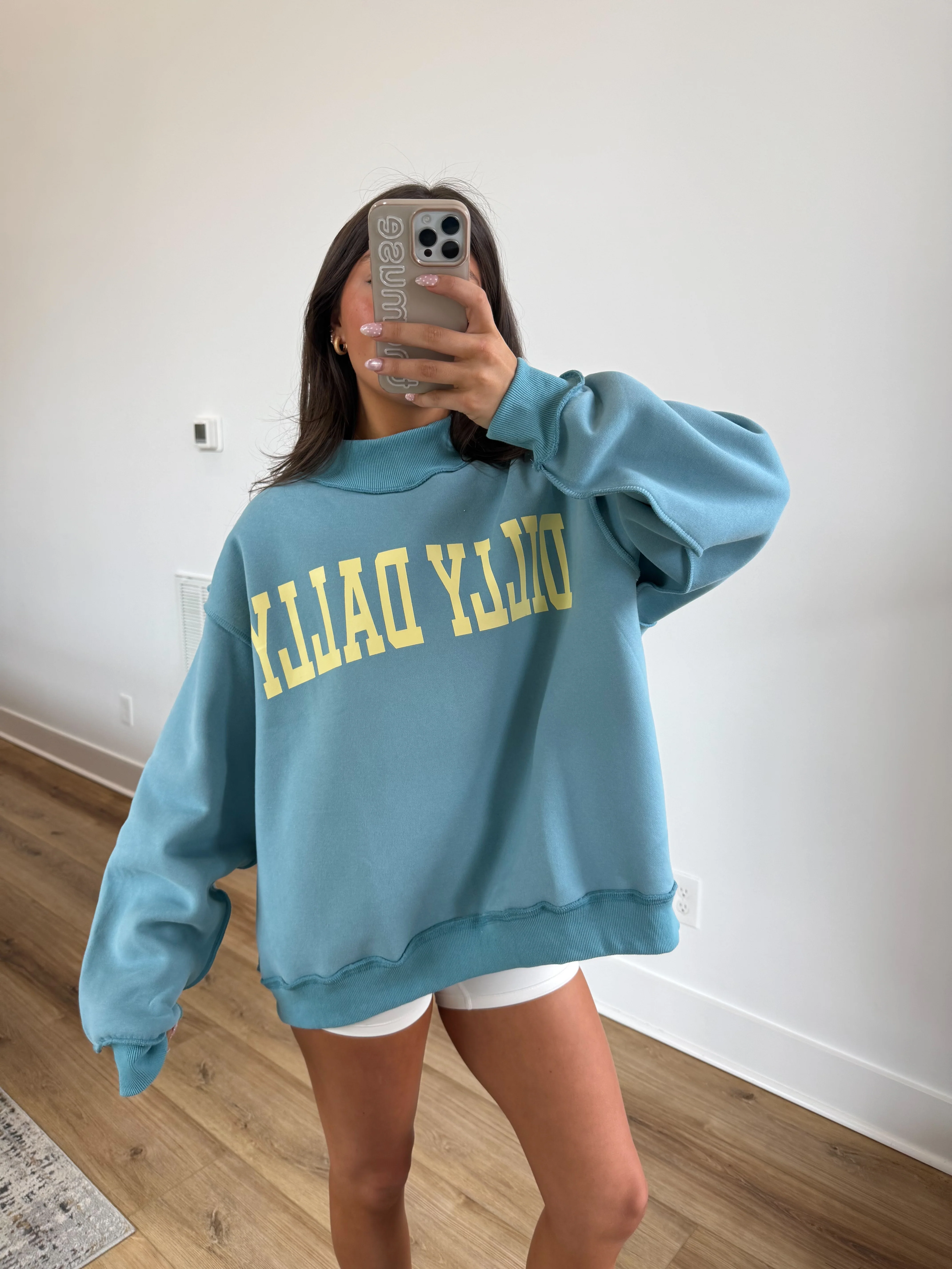 Dilly Dally Mockneck (Blue) - Image 2