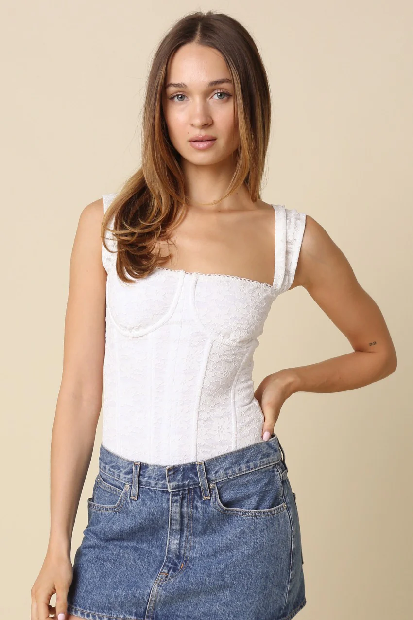 Elle Lace Bodice (PRE-ORDER (1-2 weeks)/ Restock) - Image 7