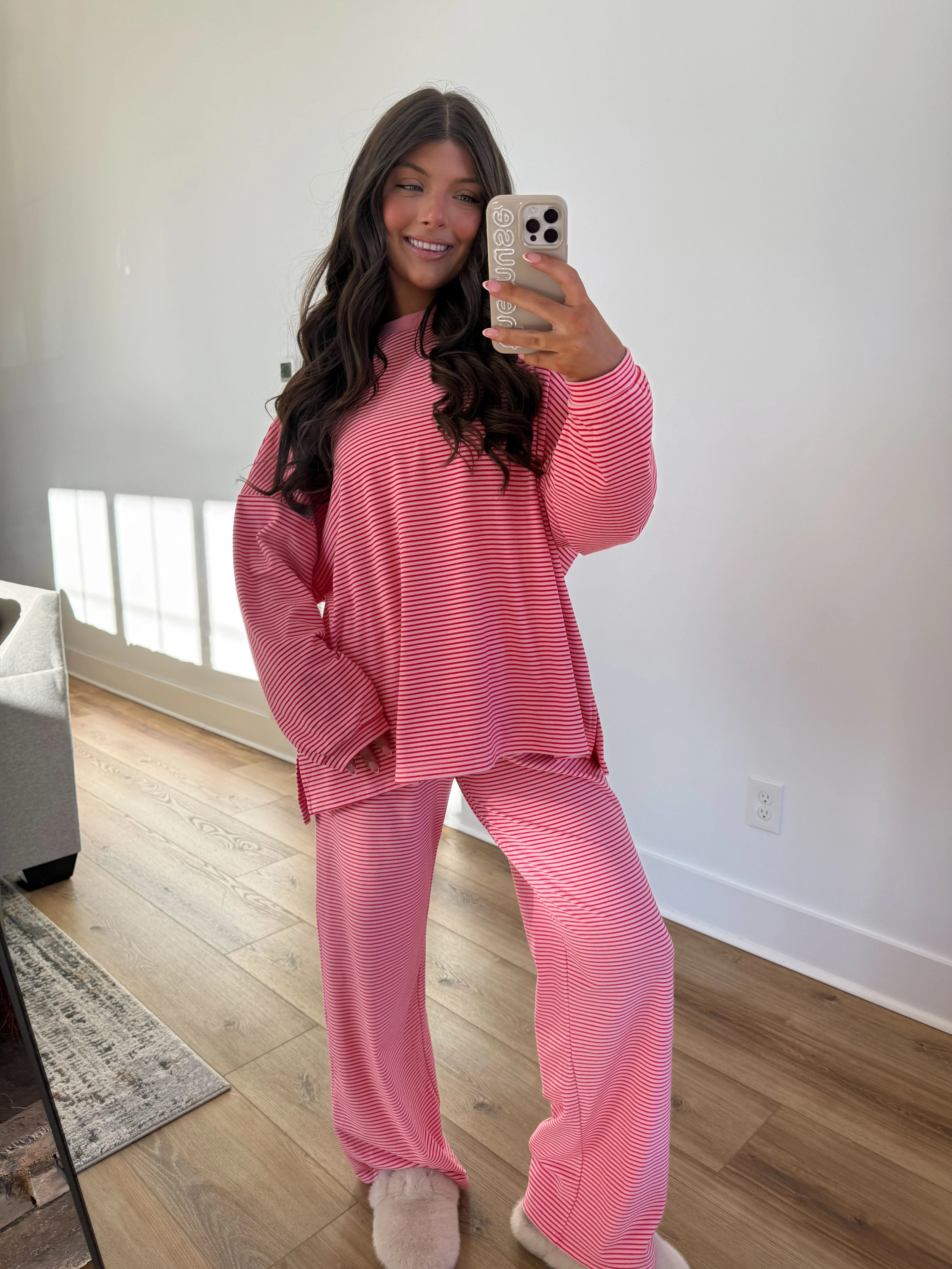 Elsie Lounge Bottom (Pink/Red) - Image 2